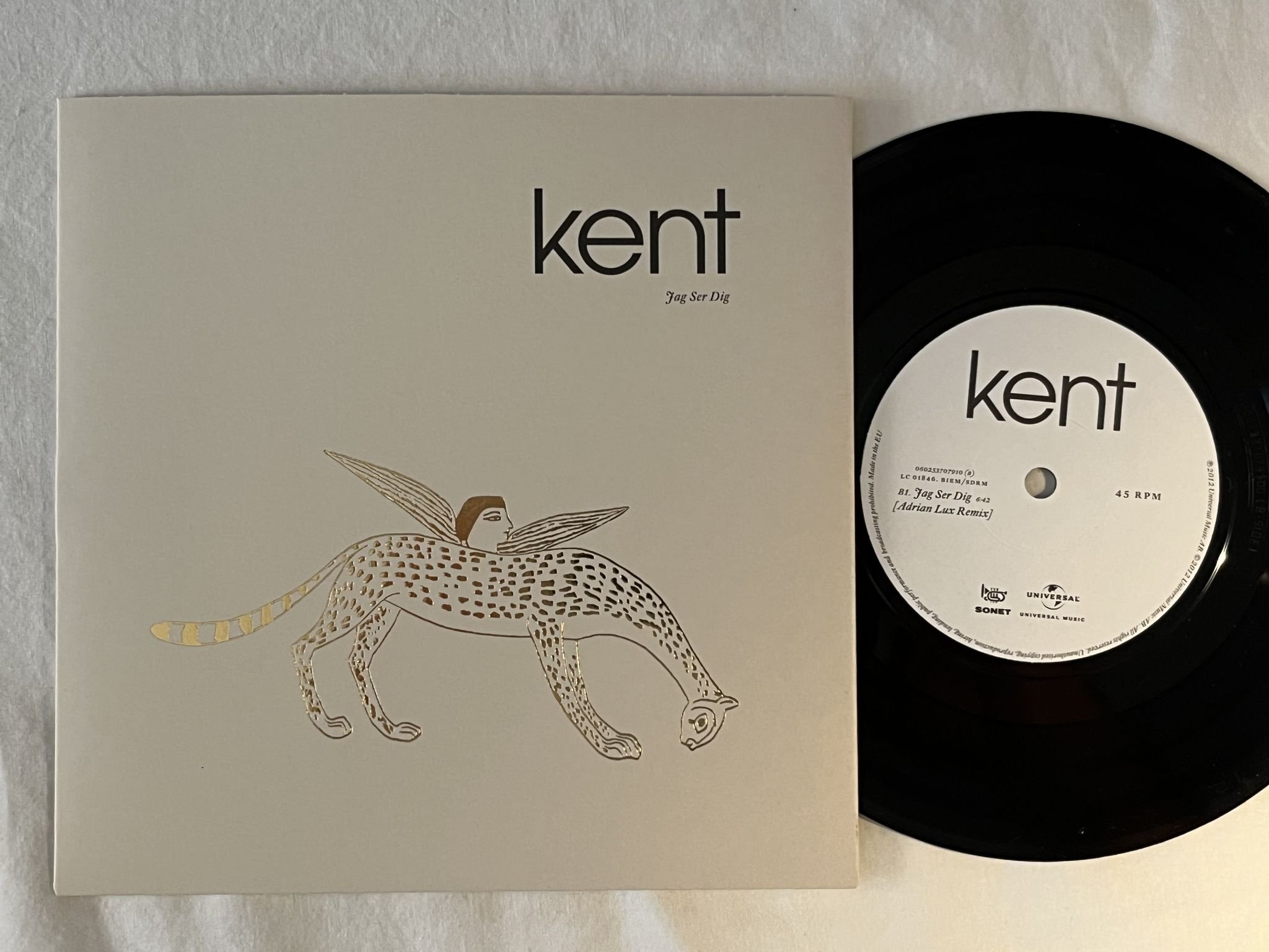 Omslagsbild för skivan COLDPLAY in my place 7" 2012 UNIVERSAL 060253707910