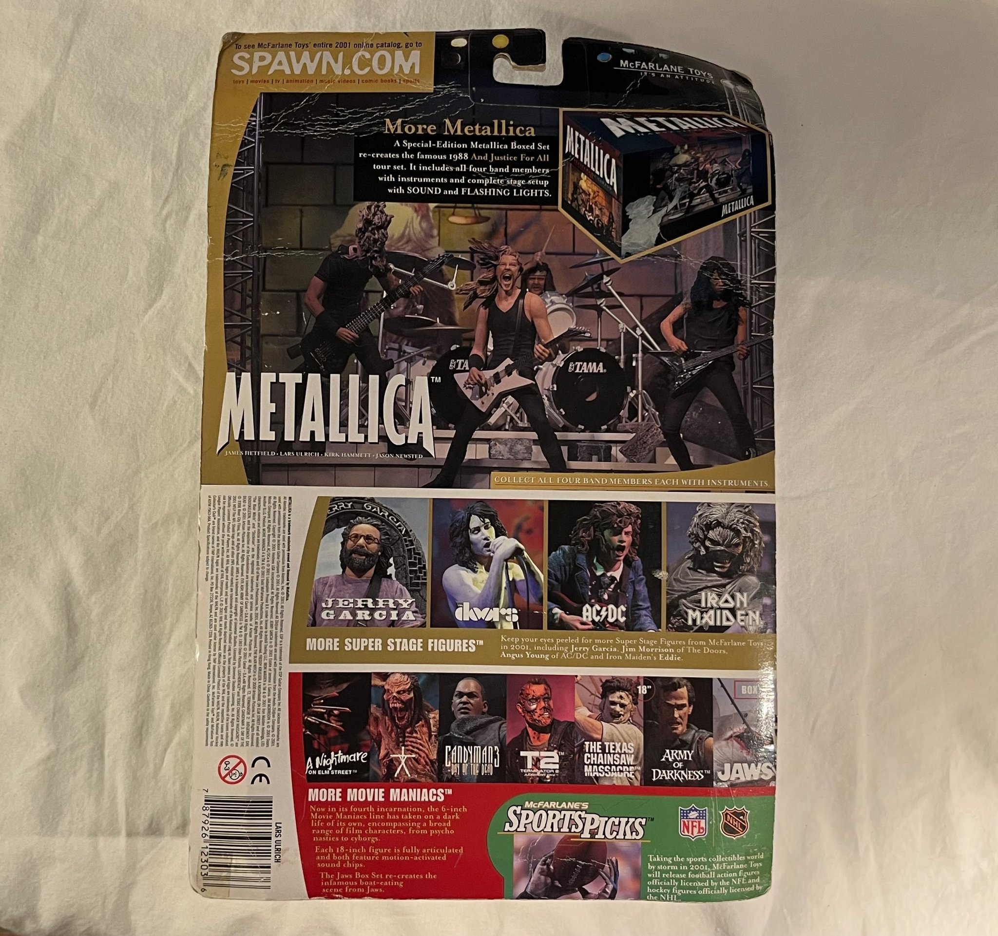 Omslagsbild för skivan METALLICA Lars Ulrich SUPER STAGE FIGURES