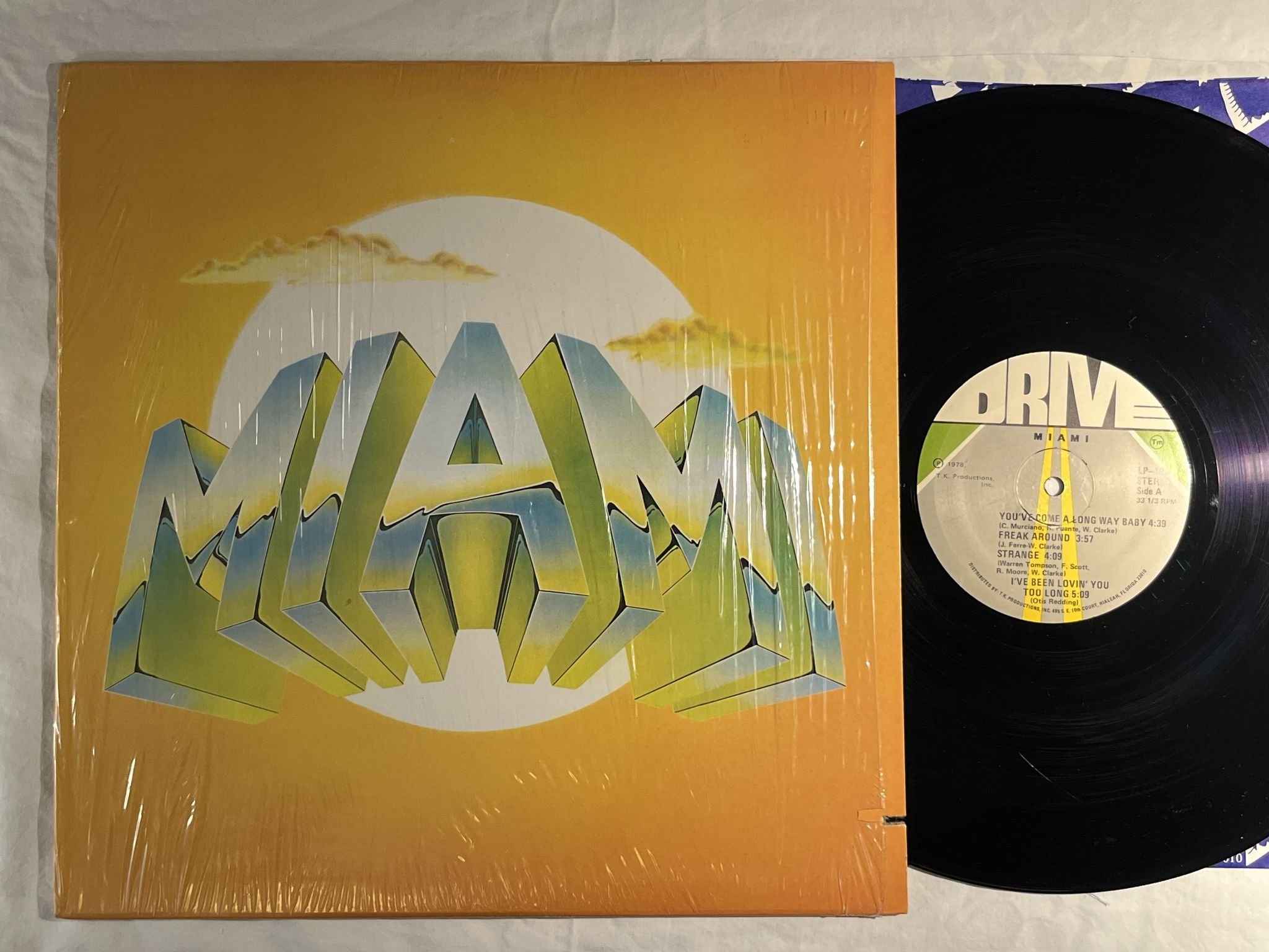 Omslagsbild för skivan MIAMI s/t LP -78 DRIVE LP-105 *** DISCO/FUNK ***