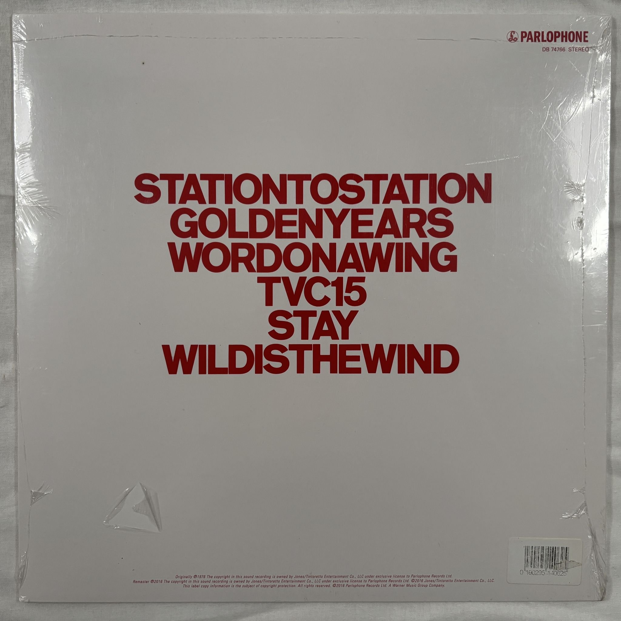 Omslagsbild för skivan DAVID BOWIE Station To Station LP- 2016 Parlophone – DB 74766