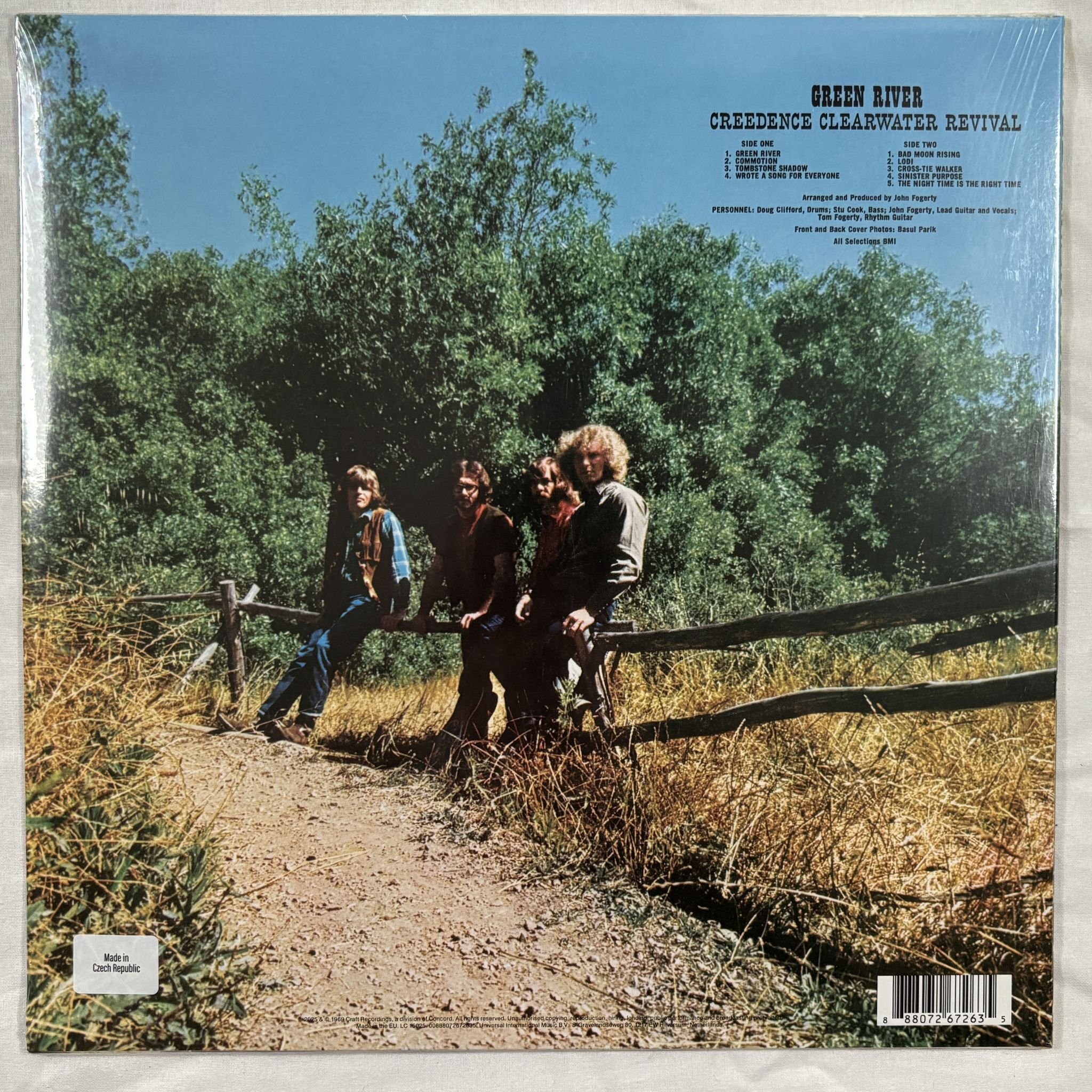 Omslagsbild för skivan CREEDENCE CLEARWATER REVIVAL Green River LP- 2025 Fantasy – 00888072672635