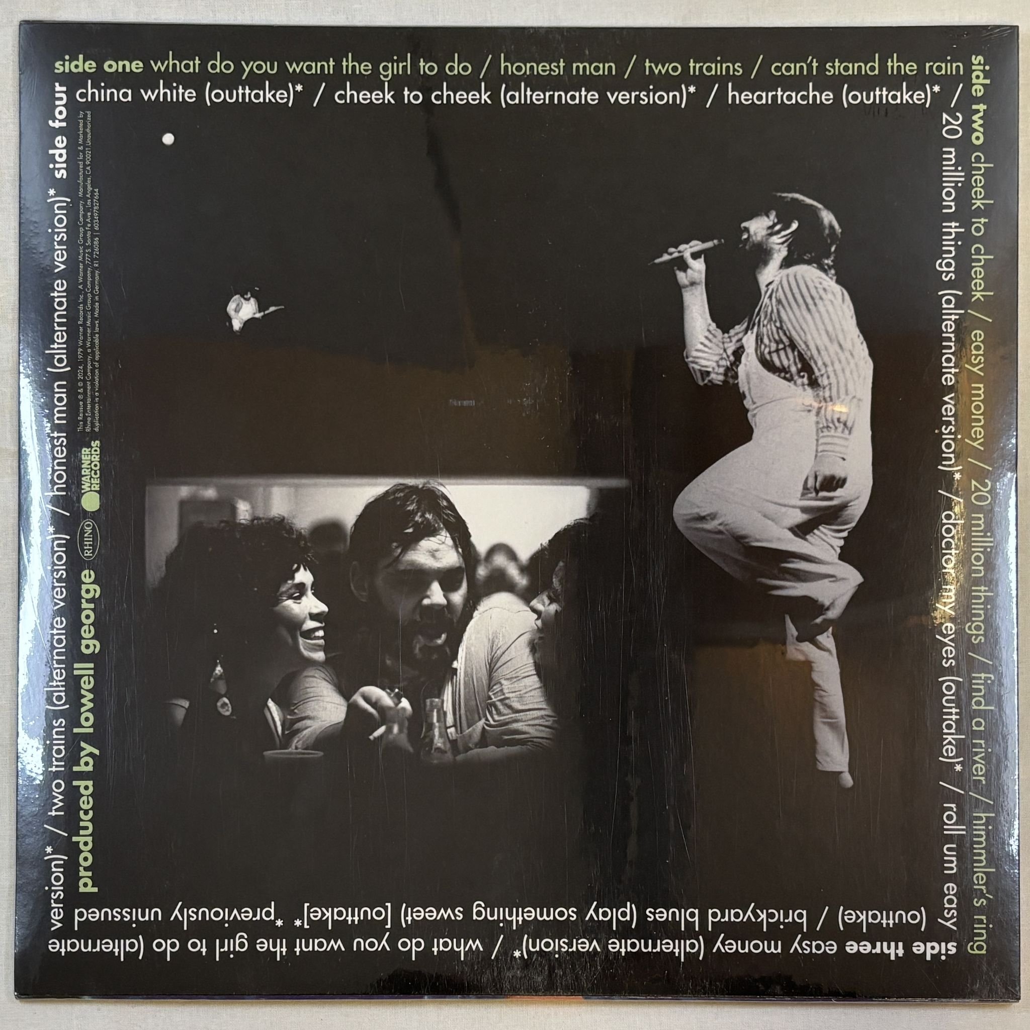 Omslagsbild för skivan LOWELL GEORGE Thanks I'll Eat It Here LP- 2024 Warner Records – R1 726086