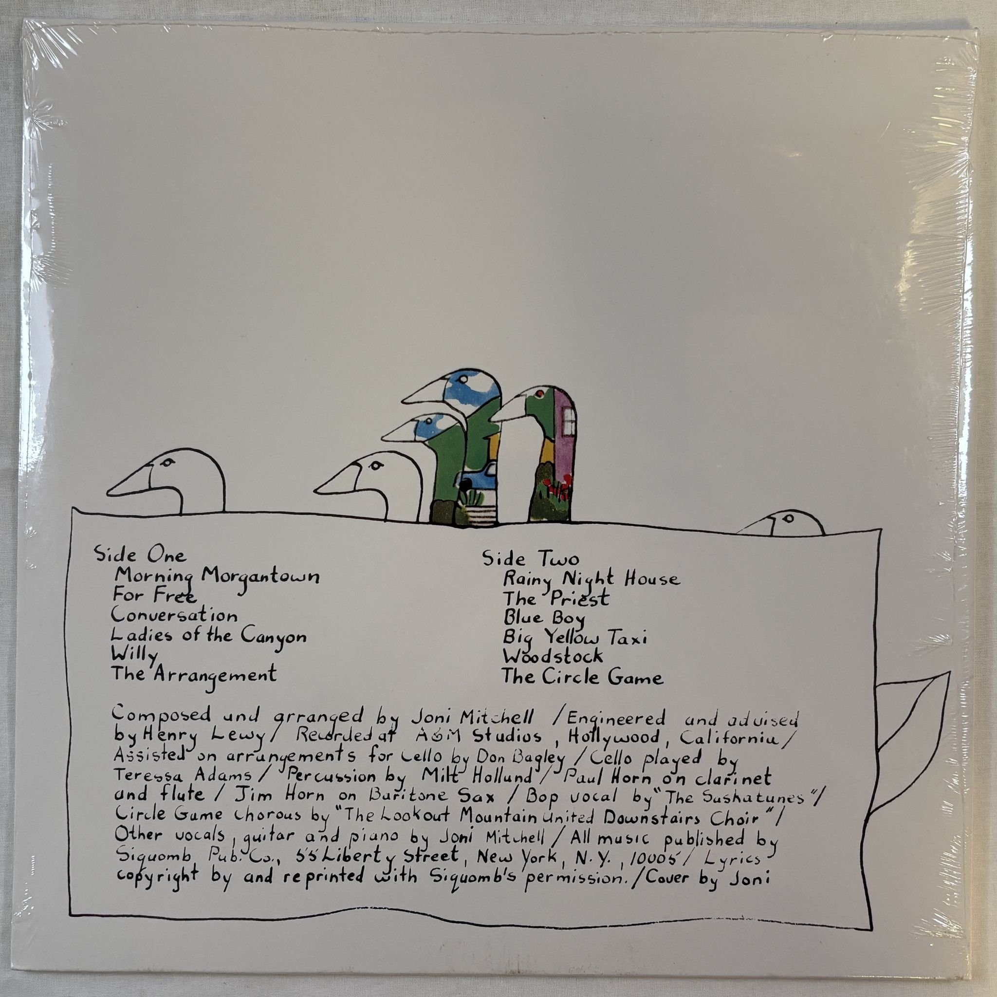 Omslagsbild för skivan JONI MITCHELL Ladies Of The Canyon LP- 2023 Reprise Records – RR1 6376