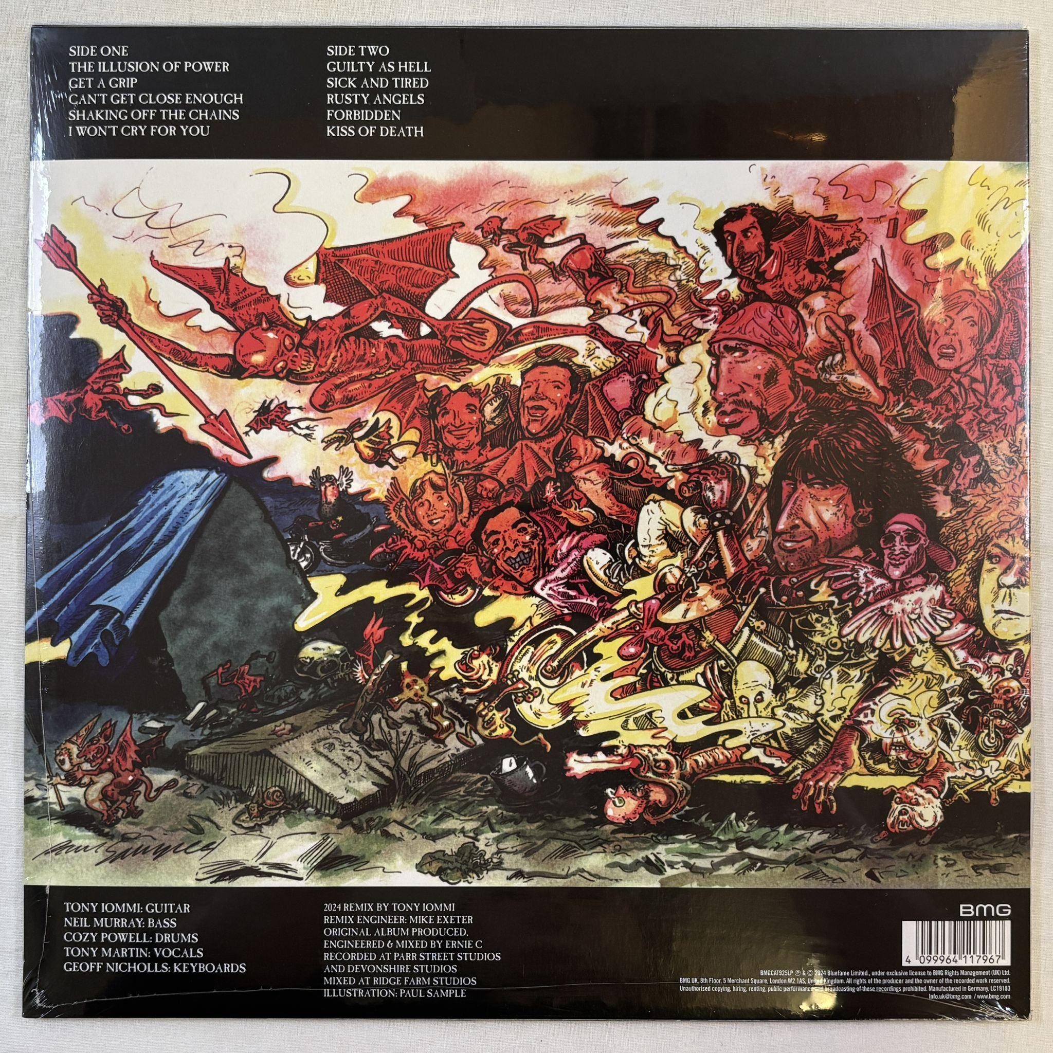 Omslagsbild för skivan BLACK SABBATH forbidden LP- 2024 BMG – BMGCAT925LP