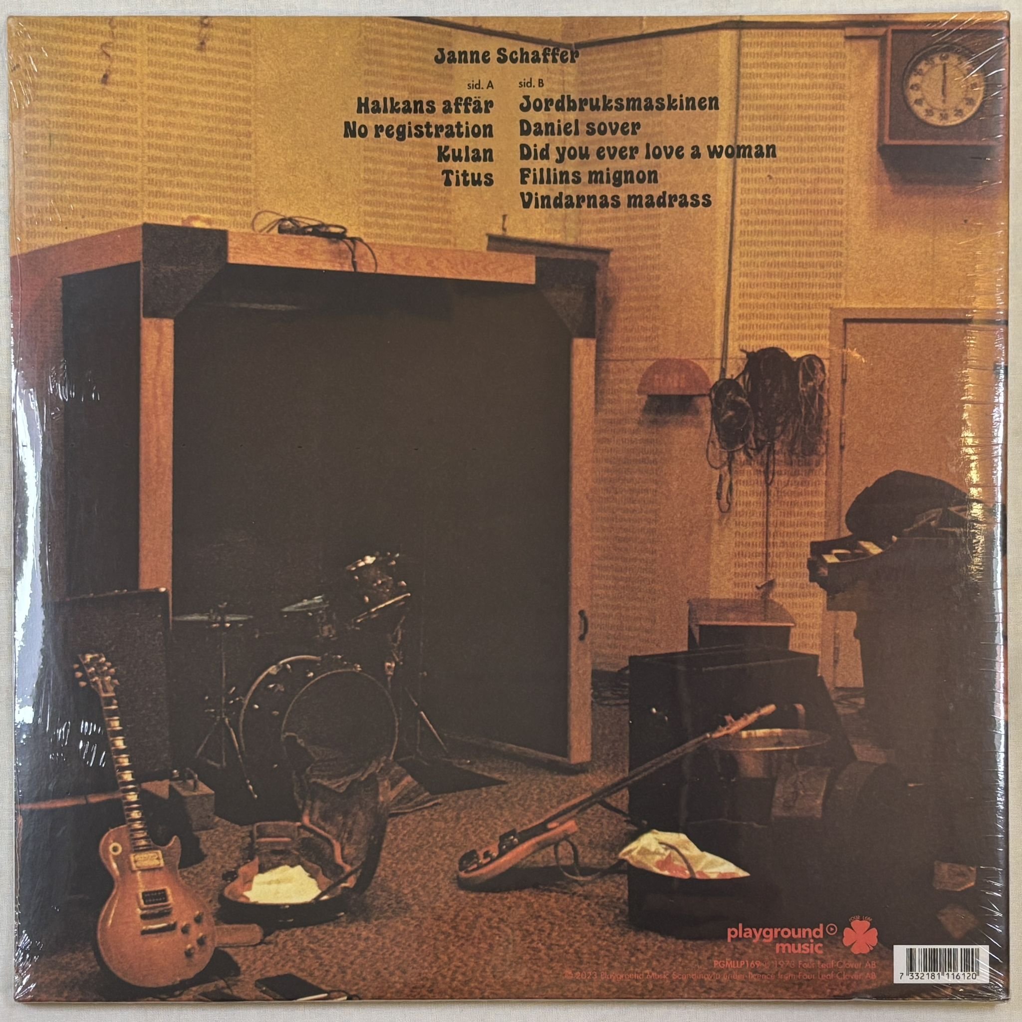 Omslagsbild för skivan JANNE SCHAFFER Janne Schaffer LP- 2023 Playground Music Scandinavia – PGMLLP169