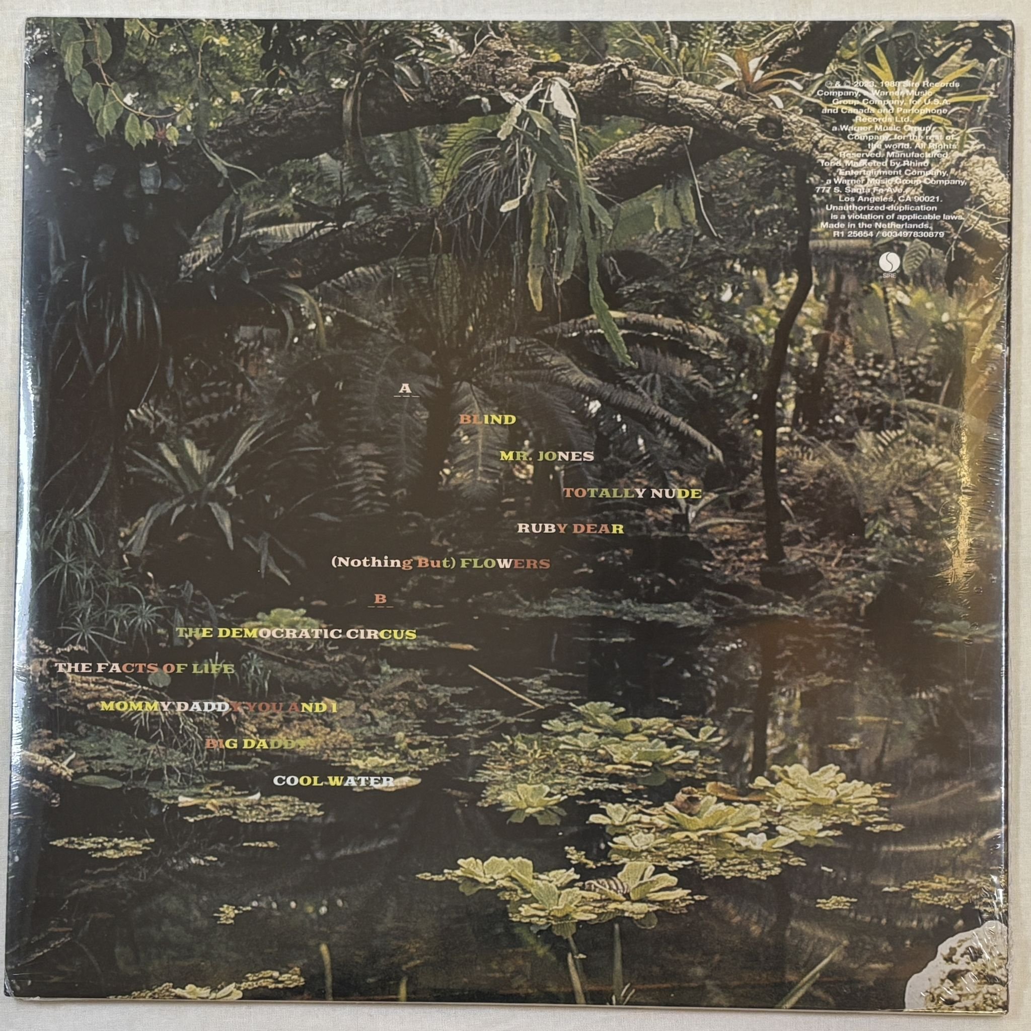 Omslagsbild för skivan TALKING HEADS Naked LP- 2023 Sire – R1 25654