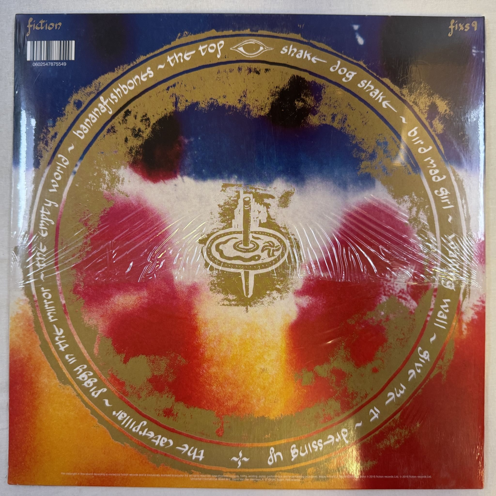 Omslagsbild för skivan THE CURE the top LP -2016 Fiction Records – 0602547875549