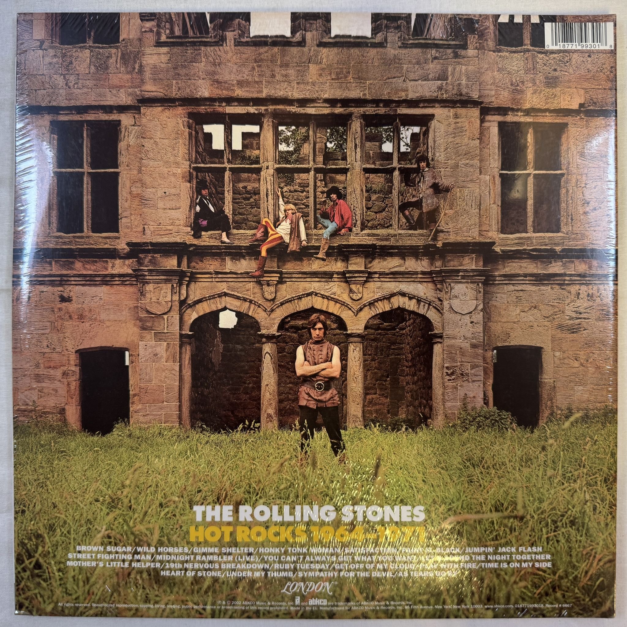 Omslagsbild för skivan THE ROLLING STONES hot rocks 1964-1971 LP ABKCO 9930-1