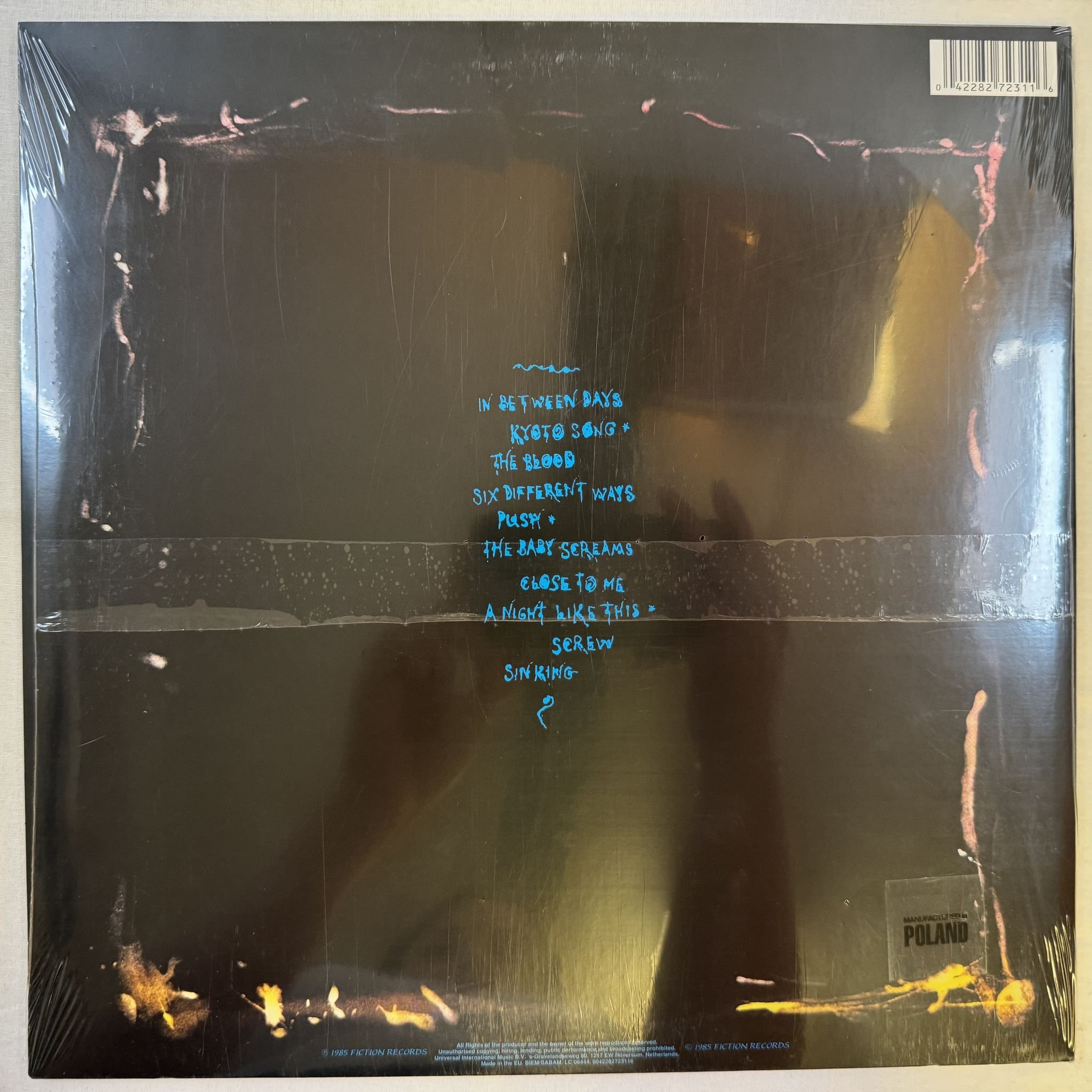 Omslagsbild för skivan THE CURE the head on the door LP Fiction Records – 0042282723116