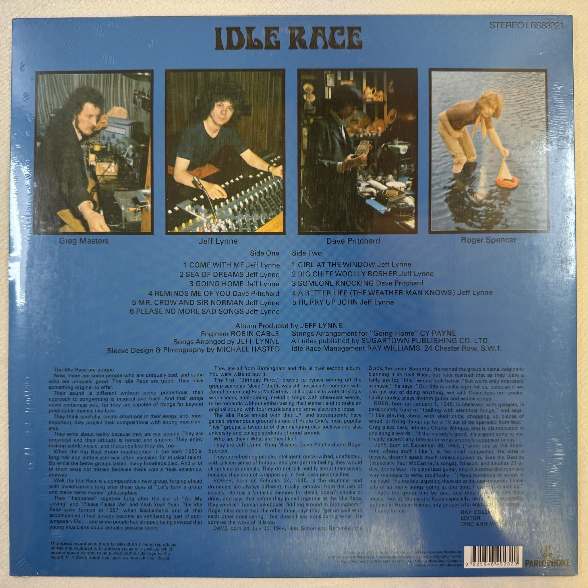 Omslagsbild för skivan Idle Race idle race LP -2016 Parlophone – LBS83221