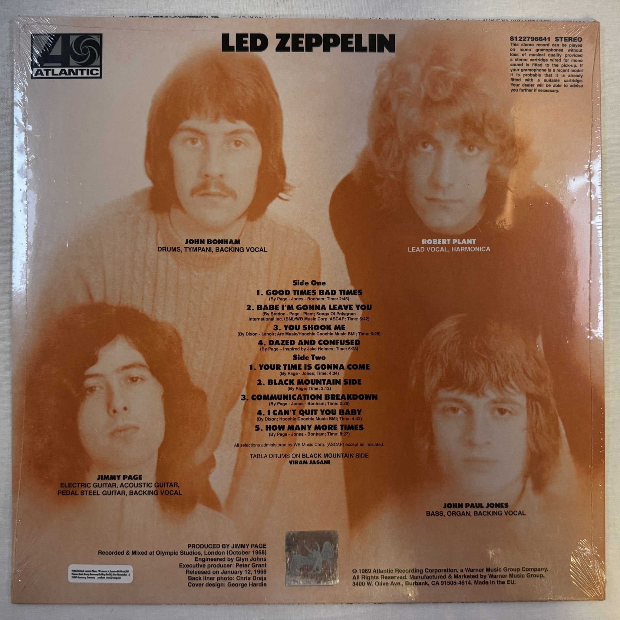 Omslagsbild för skivan LED ZEPPELIN Led Zeppelin LP Atlantic – 8122796641