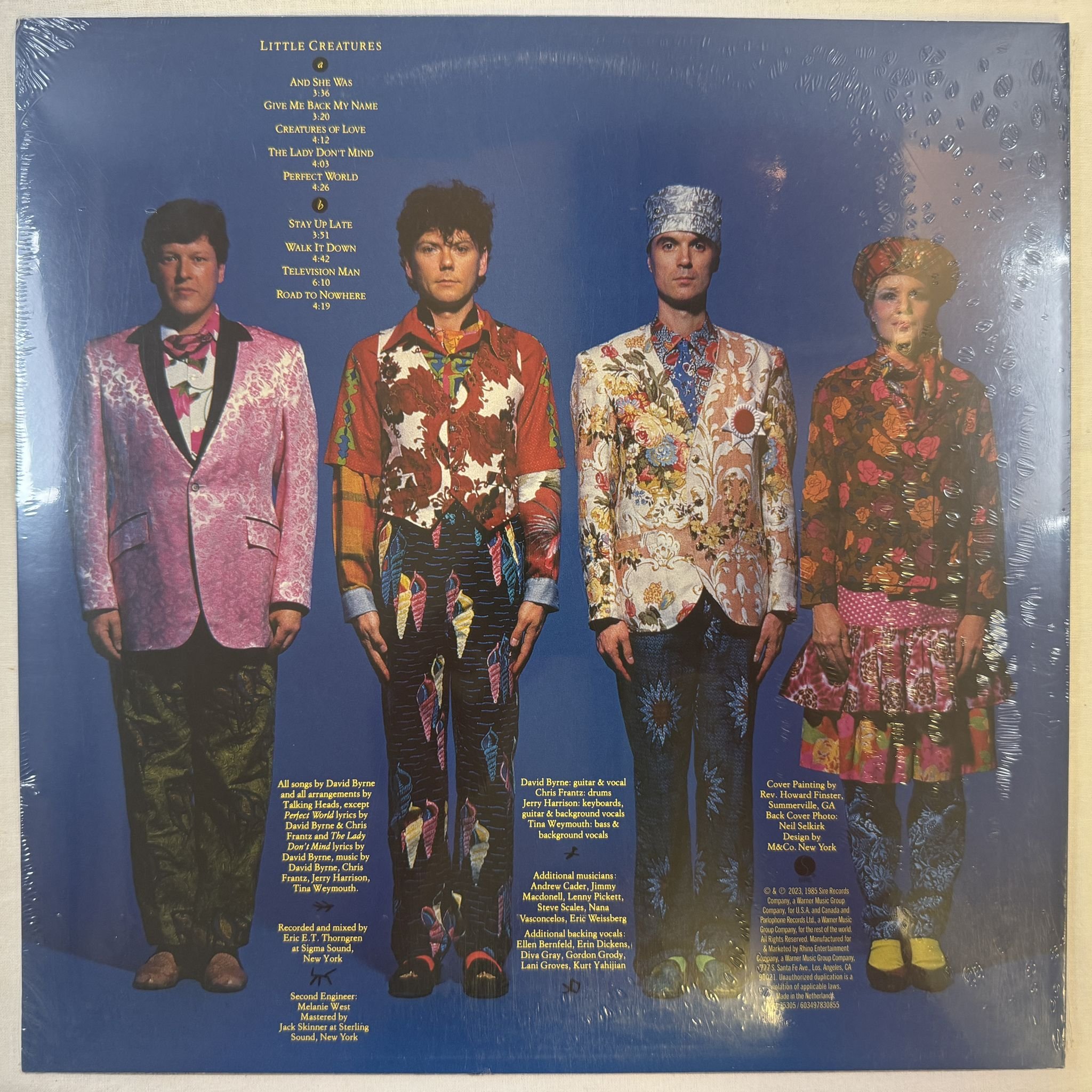 Omslagsbild för skivan TALKING HEADS little creatures LP -2023 R1 25305