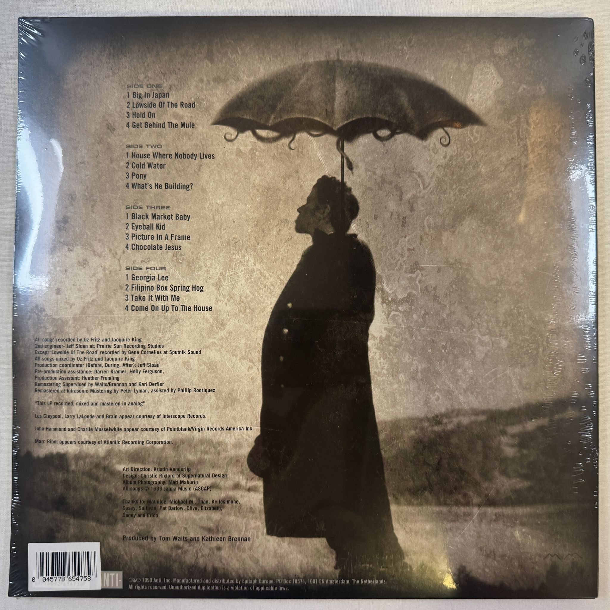 Omslagsbild för skivan TOM WAITS mule variations LP -2018 Anti- – 86547-1