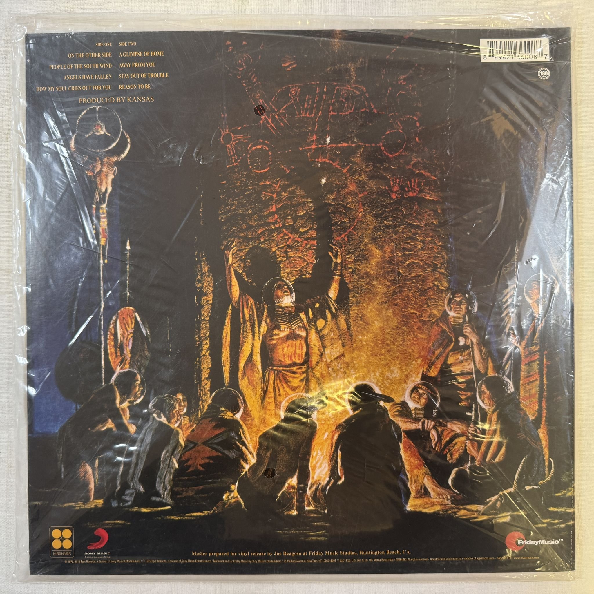 Omslagsbild för skivan KANSAS monolith LP -2019 FRM-36008