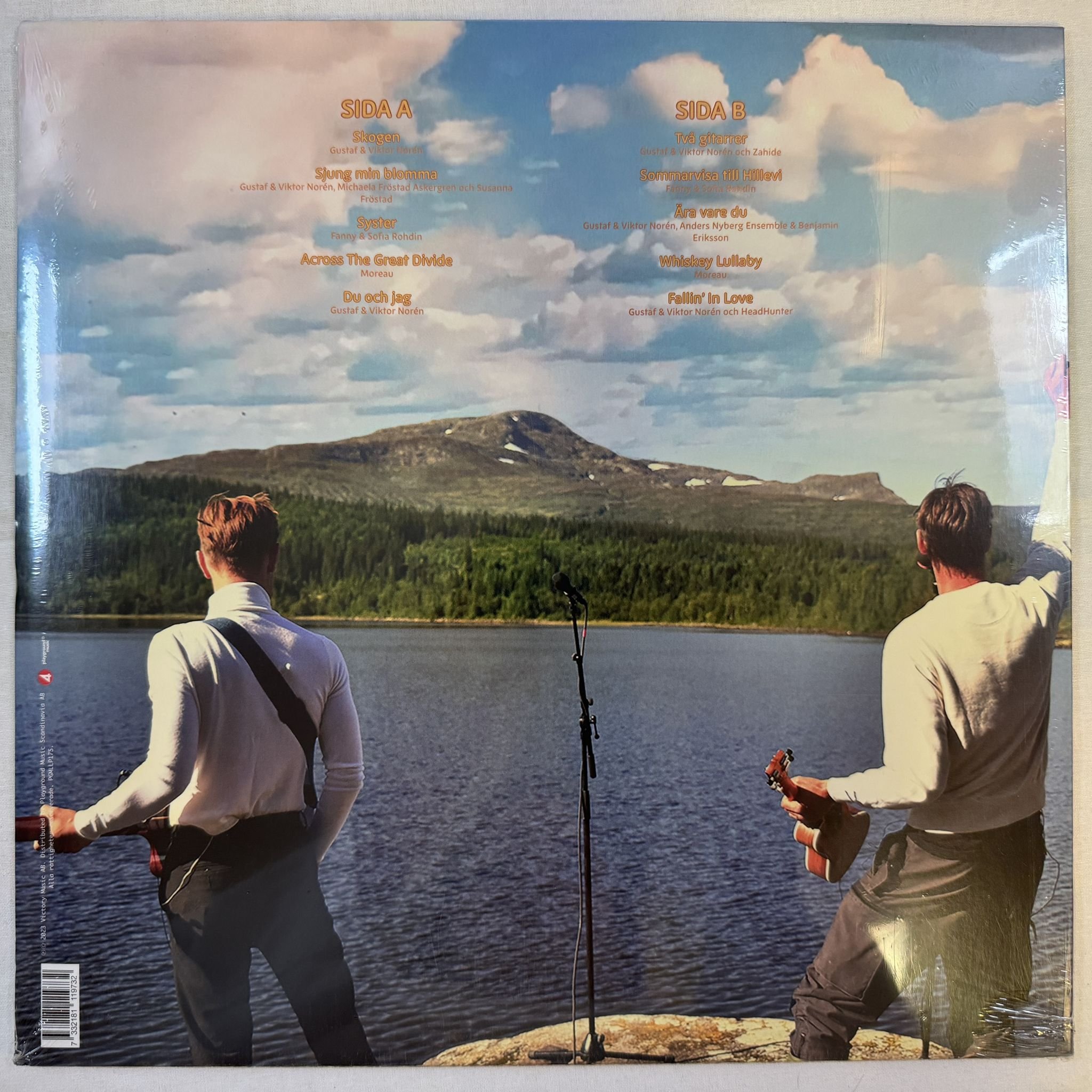 Omslagsbild för skivan GUSTAF & VIKTOR NOREN bröderna norens underbara resa LP -2023 PGMCD175