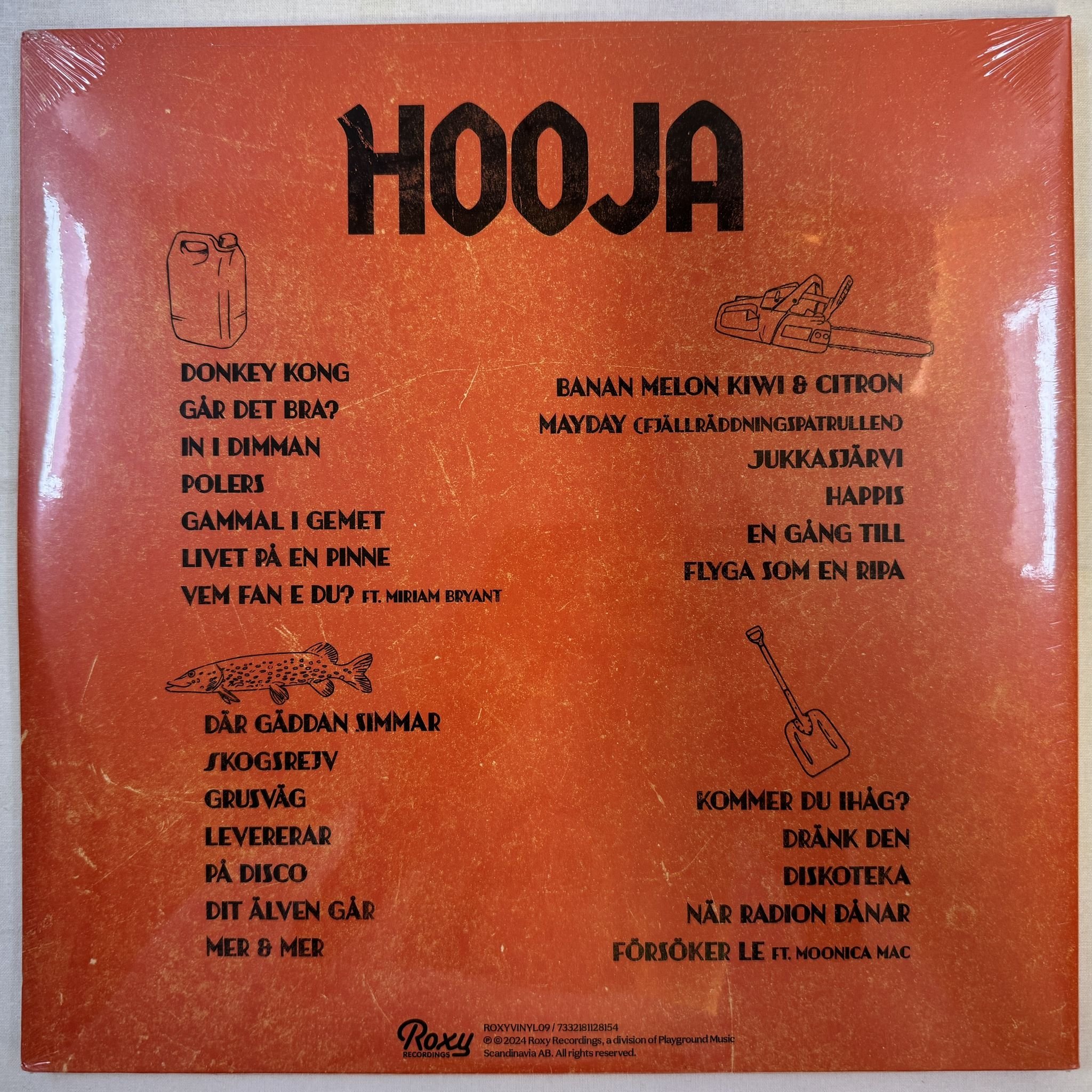 Omslagsbild för skivan HOOJA hooja LP -2024 ROXYVINYL09