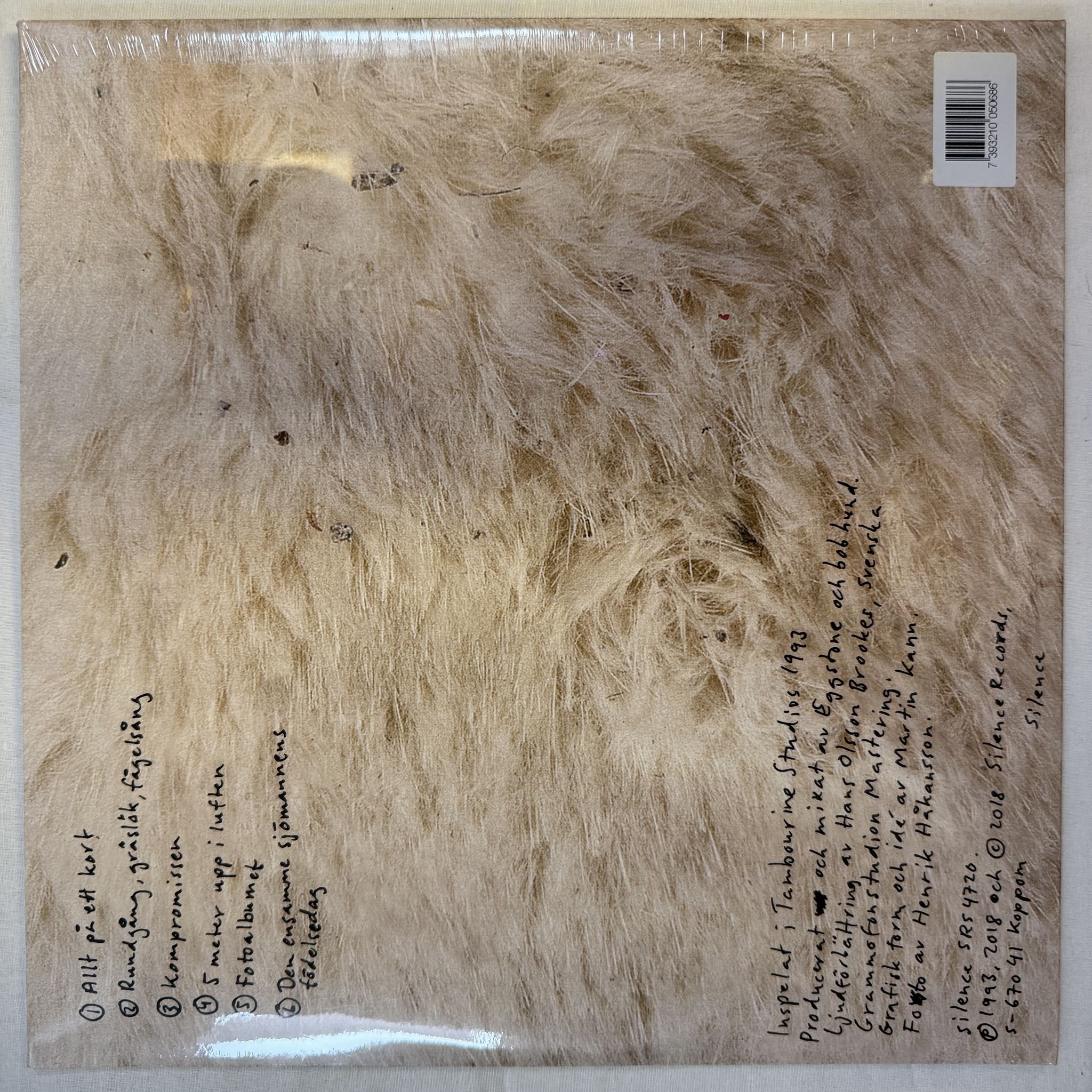 Omslagsbild för skivan BOB HUND bob hund LP -2018 Silence – SRS 4720