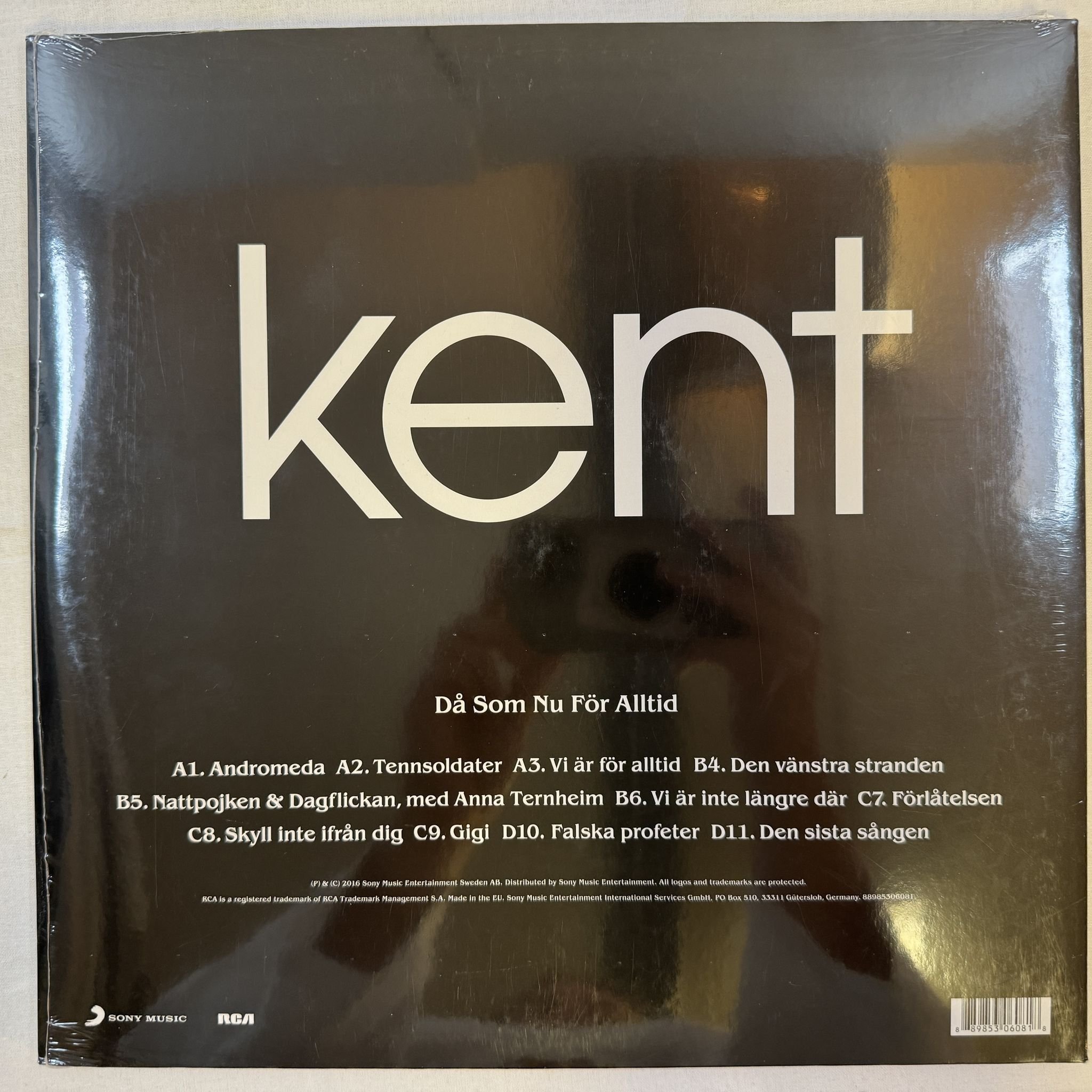 Omslagsbild för skivan KENT då som nu för alltid LP -2016 RCA – 88985306081