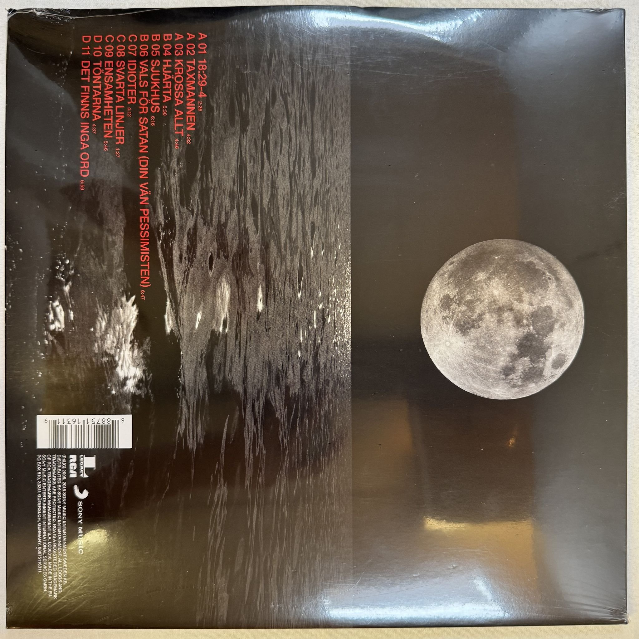 Omslagsbild för skivan KENT RÖD 2XLP Legacy – 88875116311