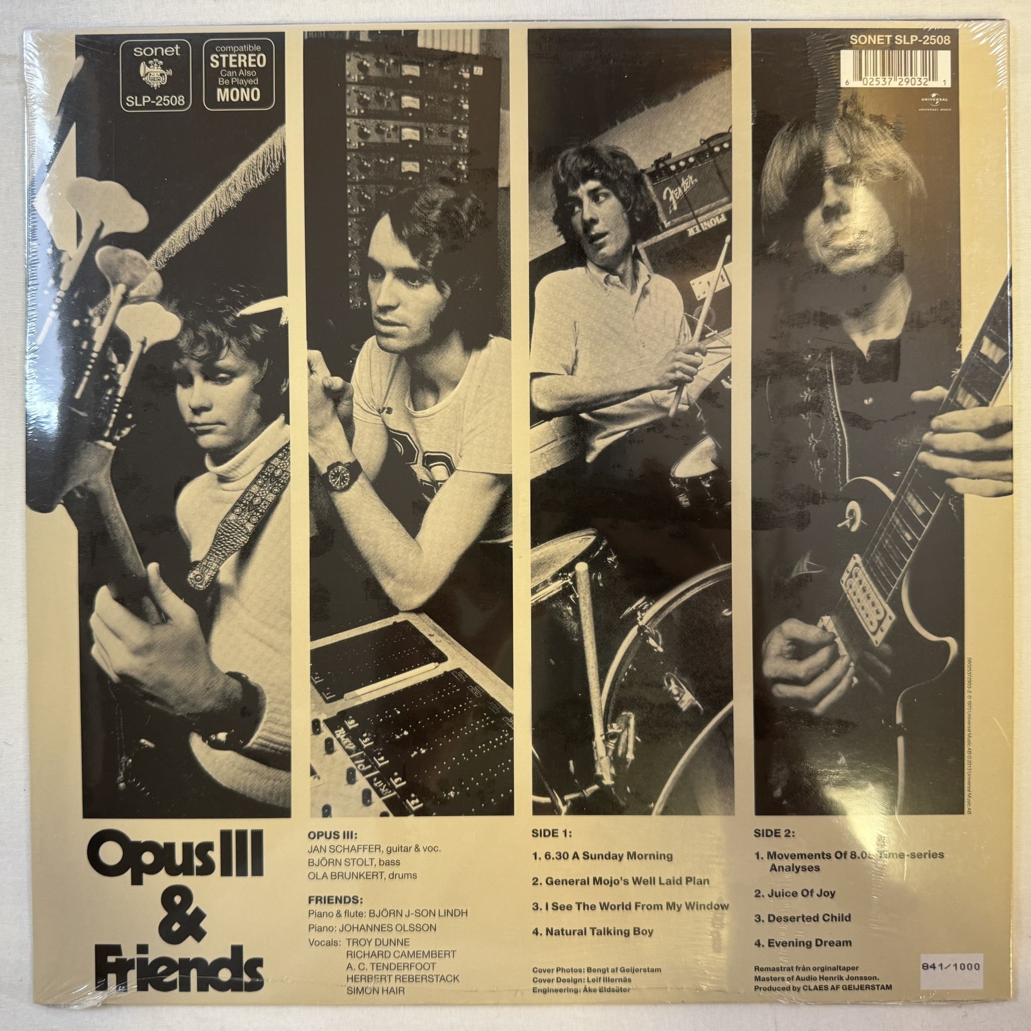 Omslagsbild för skivan OPUS III opus III & friends LP Sonet – SLP-2508