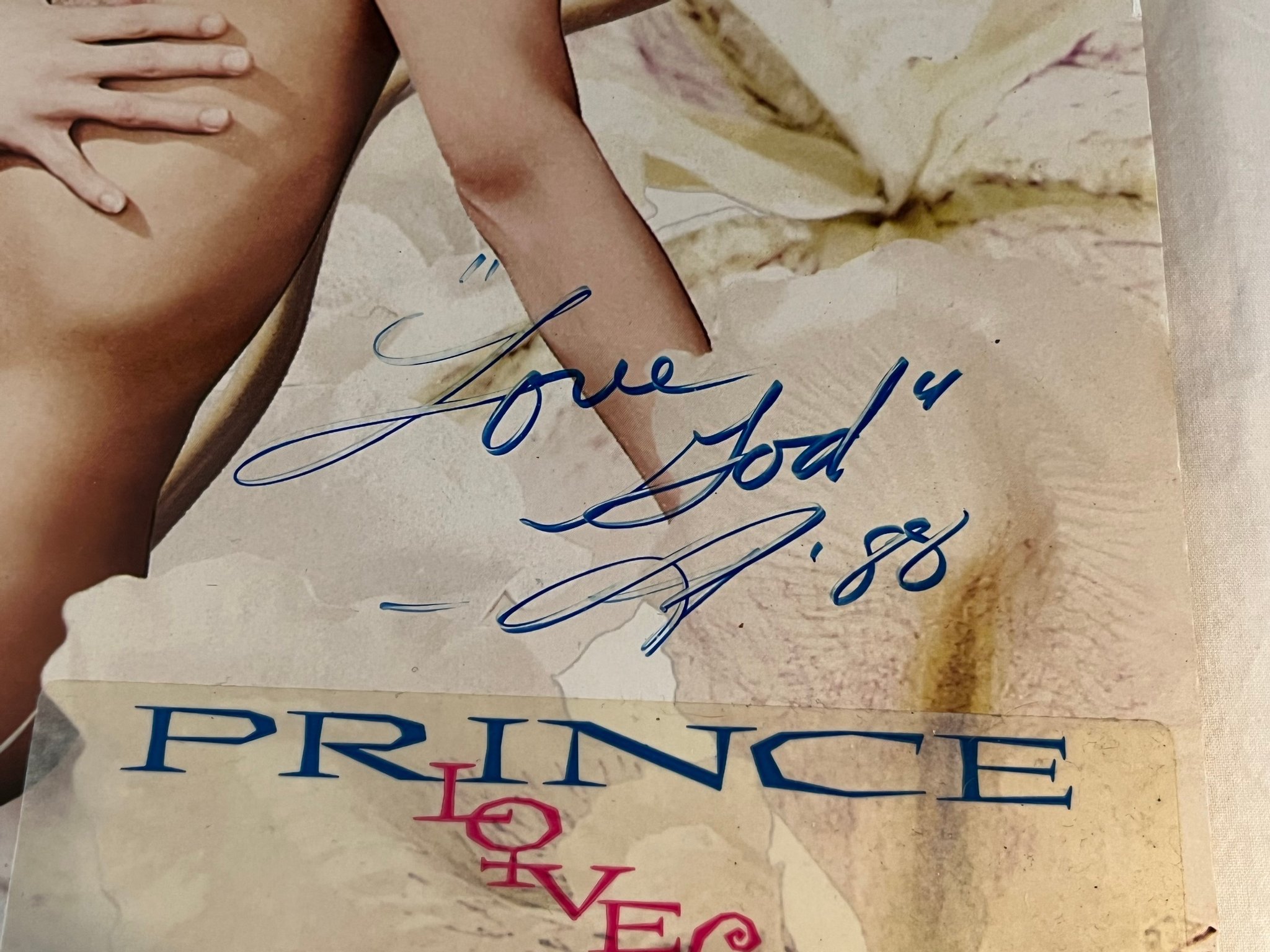 Omslagsbild för skivan PRINCE lovesexy LP -88 Ger PAISLEY PARK 925720-1 *** SIGNERAD PÅ NK -88 ***