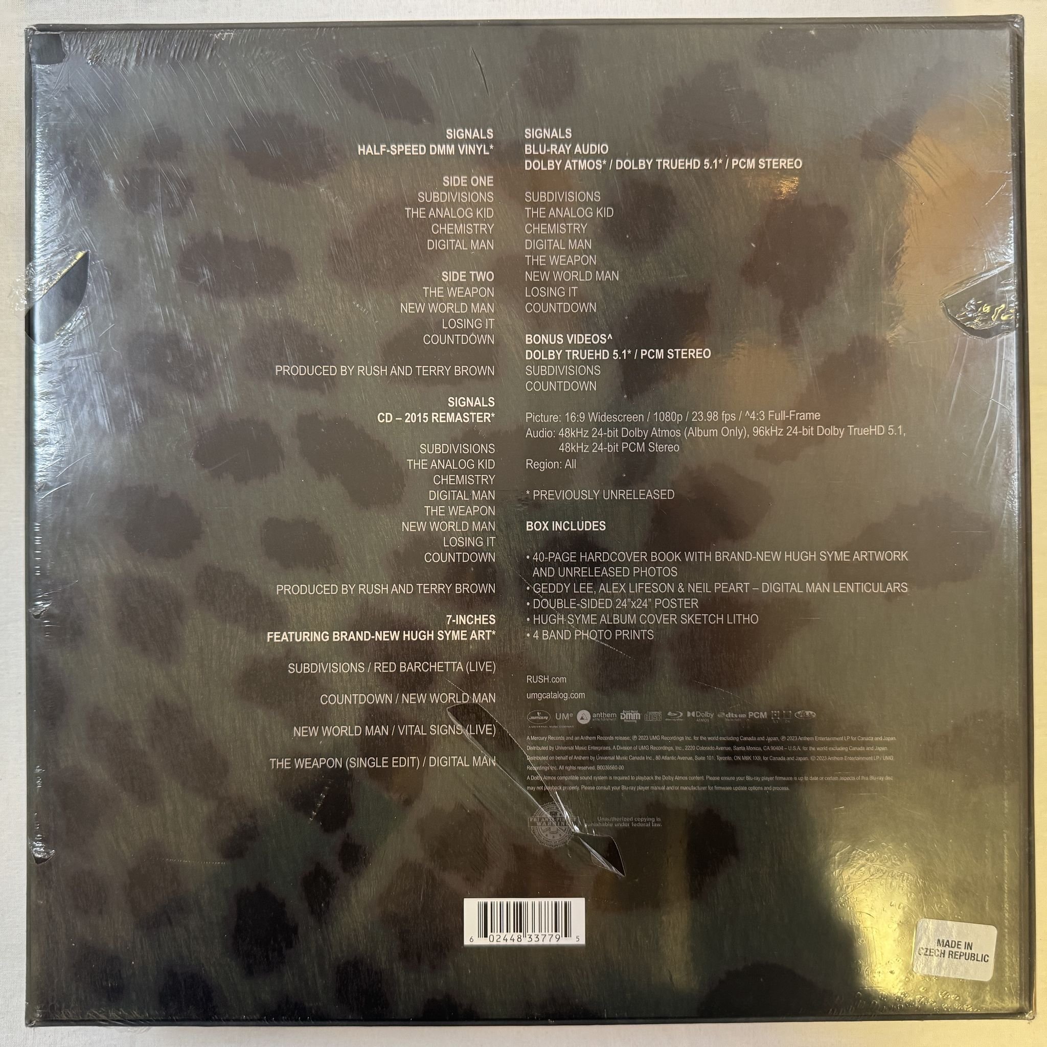 Omslagsbild för skivan RUSH signals (40th anniversary) LP-BOX -2023 B0036560-00