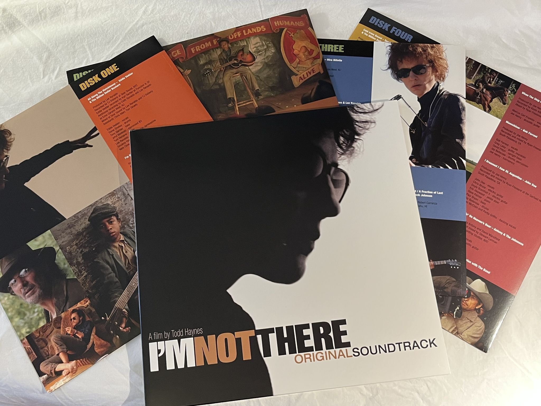 Omslagsbild för skivan V/A I'm Not There (Original Soundtrack) 4xLP 2010 MUSIC ON VINYL MOVLP135