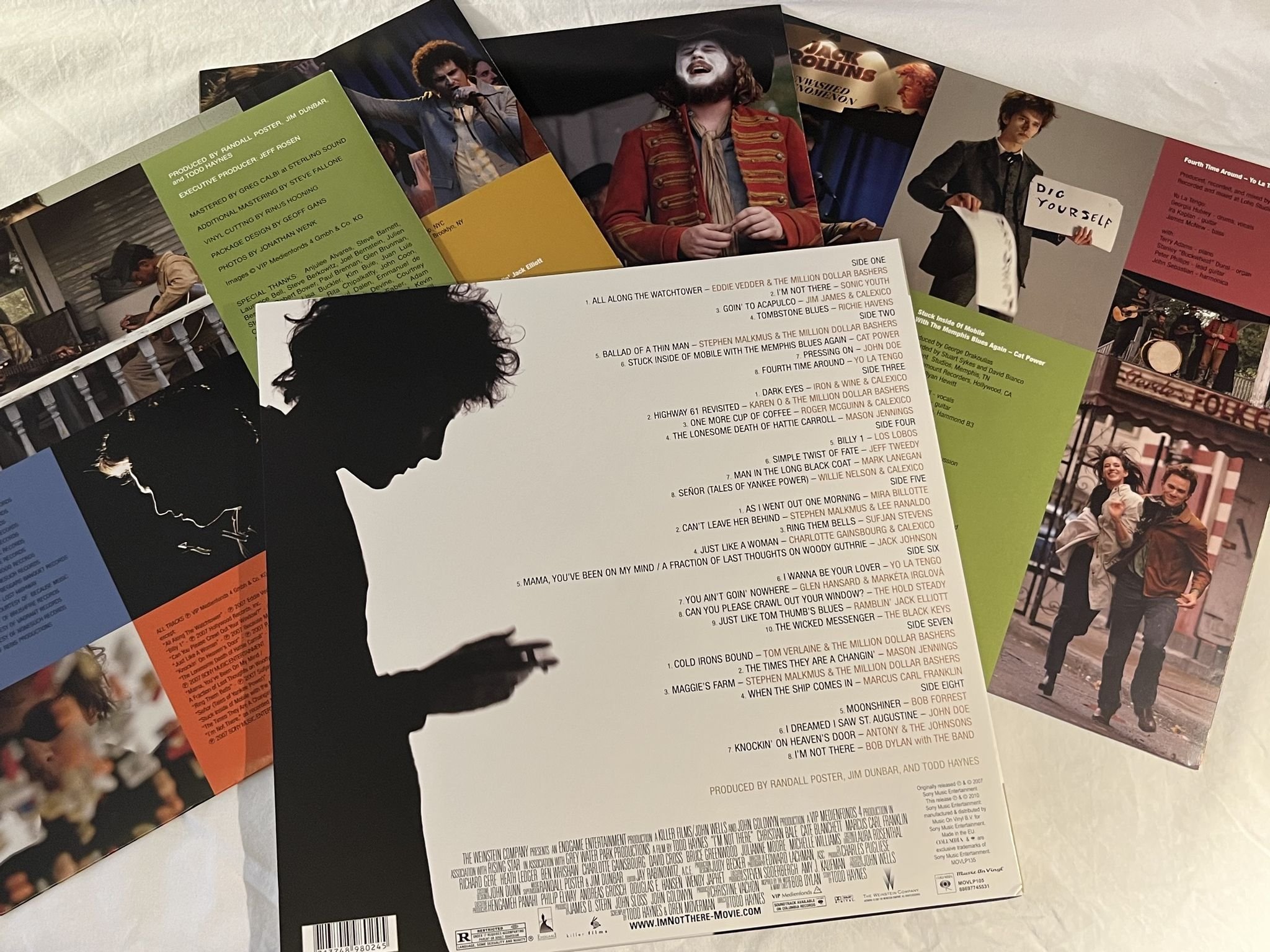 Omslagsbild för skivan V/A I'm Not There (Original Soundtrack) 4xLP 2010 MUSIC ON VINYL MOVLP135