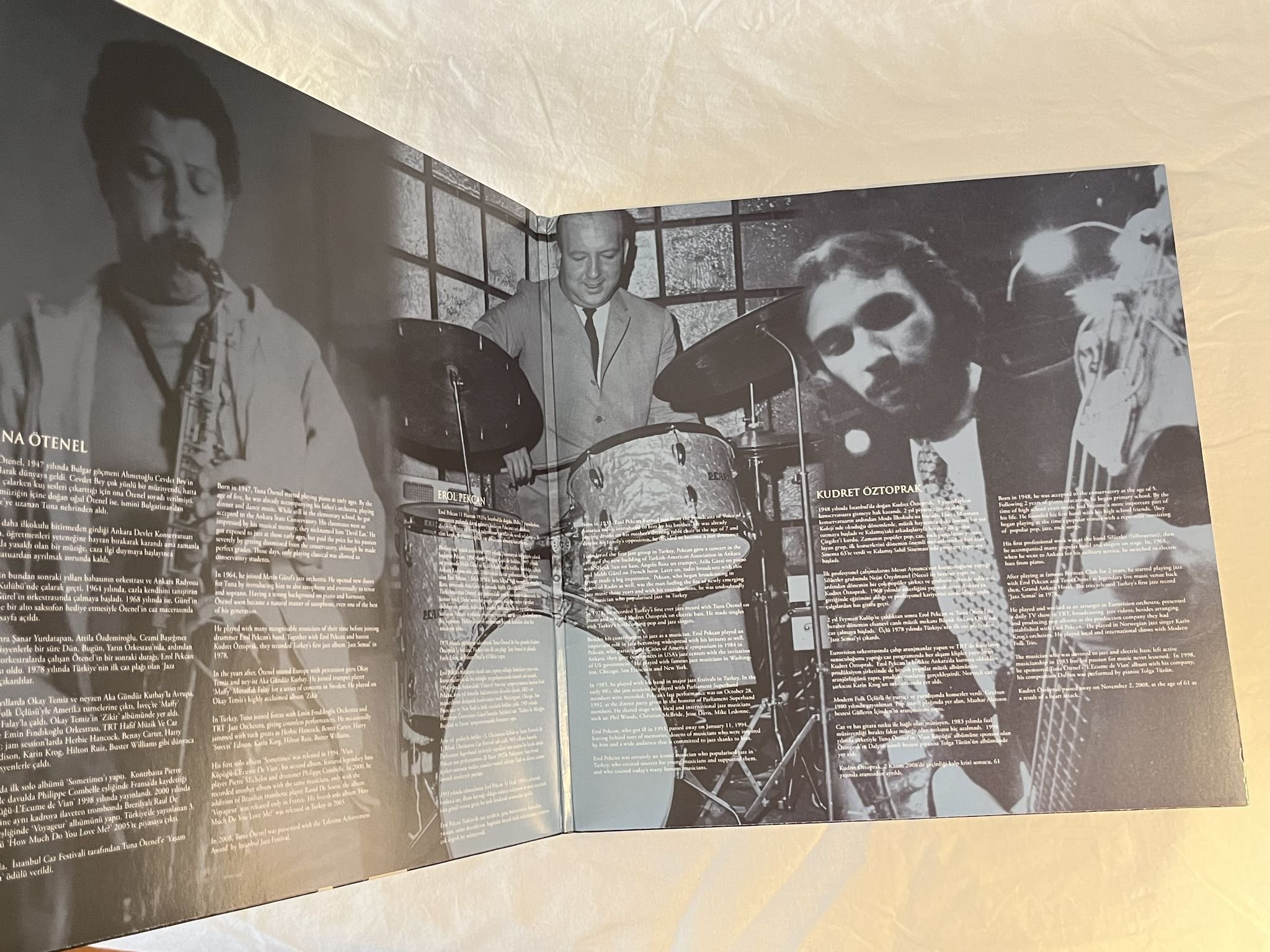 Omslagsbild för skivan Erol Pekcan, Tuna Ötenel, Kudret Öztoprak – Jazz Semai LP -78/2016 Turkey