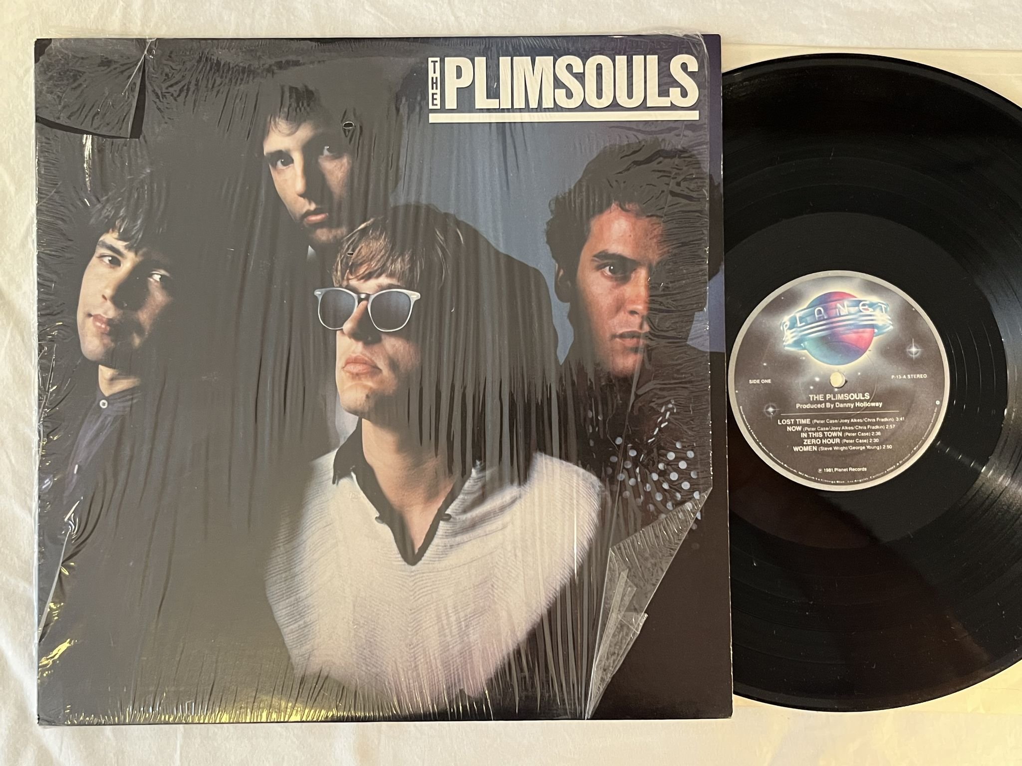Omslagsbild för skivan THE PLIMSOULS s/t LP -81 US PLANET P-13 *** NEW WAVE / INDIE ***