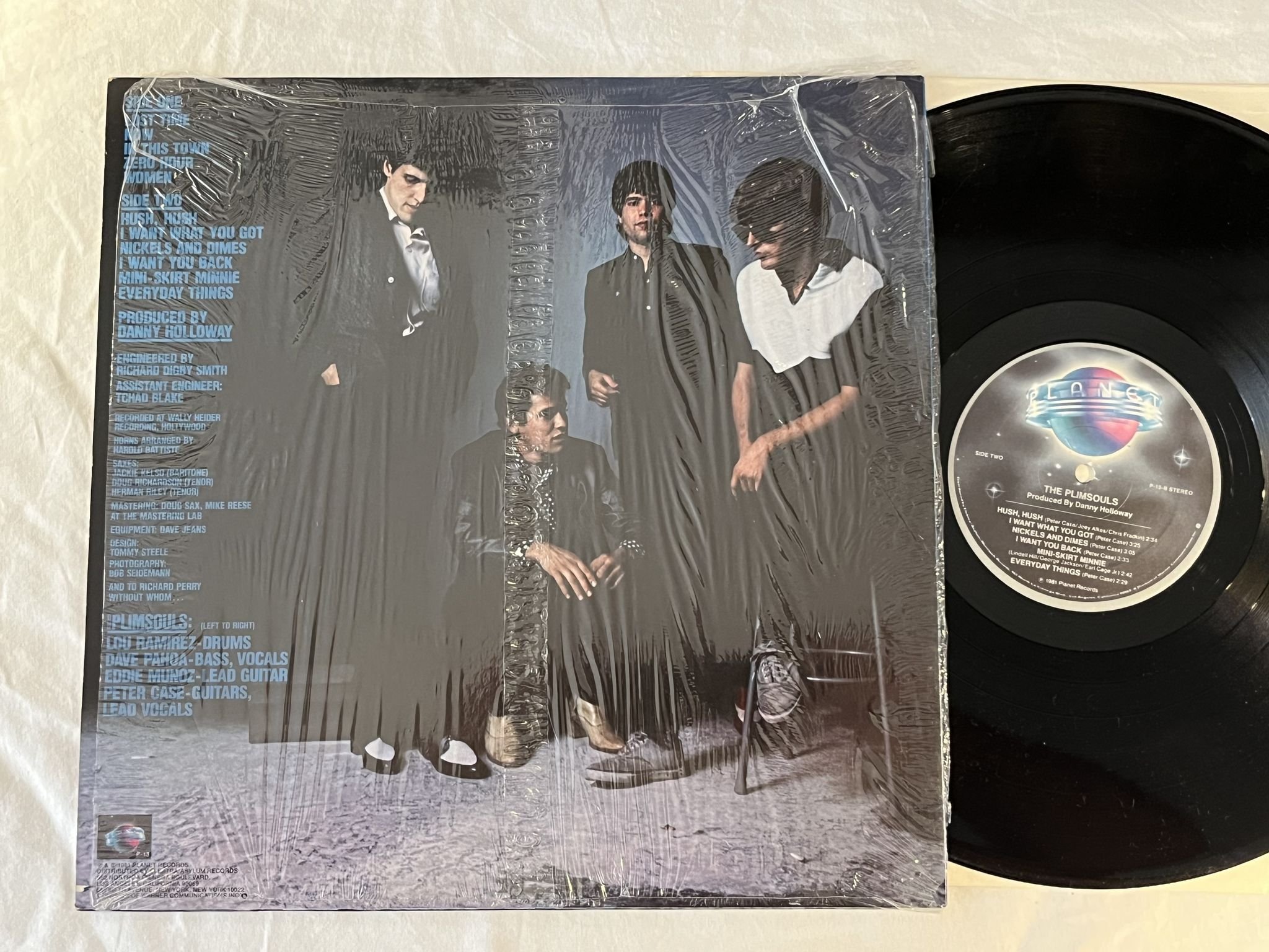 Omslagsbild för skivan THE PLIMSOULS s/t LP -81 US PLANET P-13 *** NEW WAVE / INDIE ***