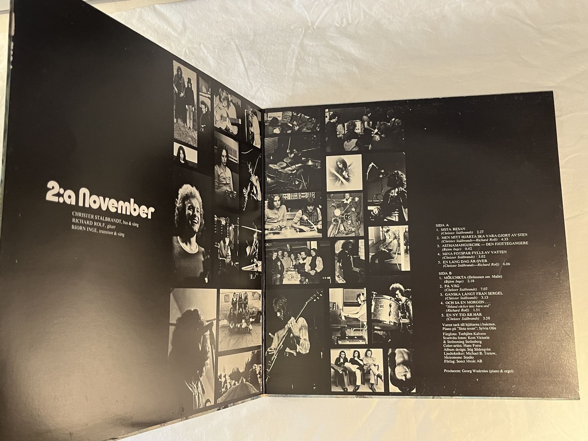 Omslagsbild för skivan NOVEMBER 2nd November LP -71 Swe SONET SLP 2520 ** HARD PROG **