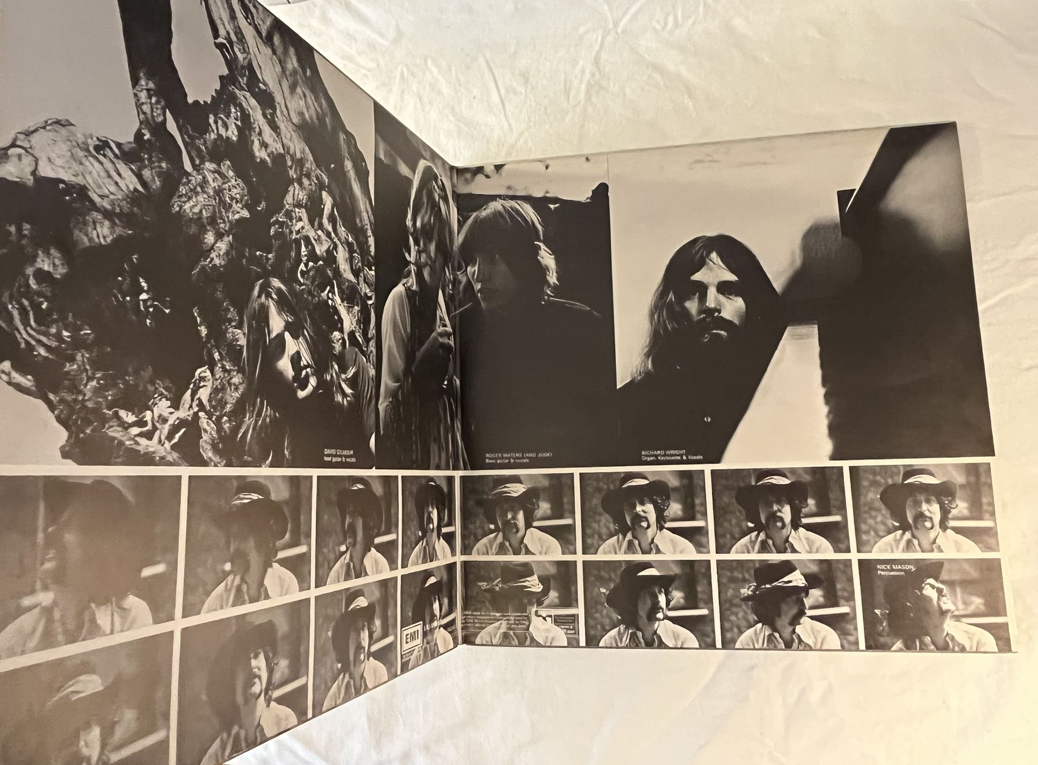 Omslagsbild för skivan PINK FLOYD ummagumma 2xLP -71 UK HARVEST SHDW 1/2