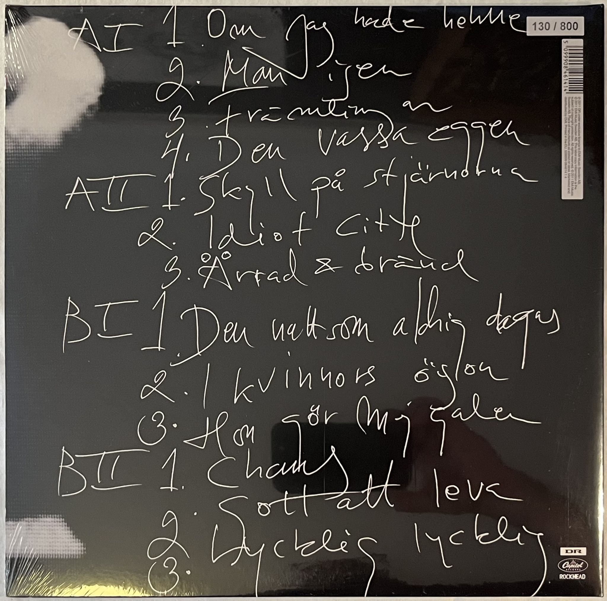 Omslagsbild för skivan ULF LUNDELL Roskilde Orange Stage 2 Juli 1999 2xLP 2011 ** Ltd num #130/800 **