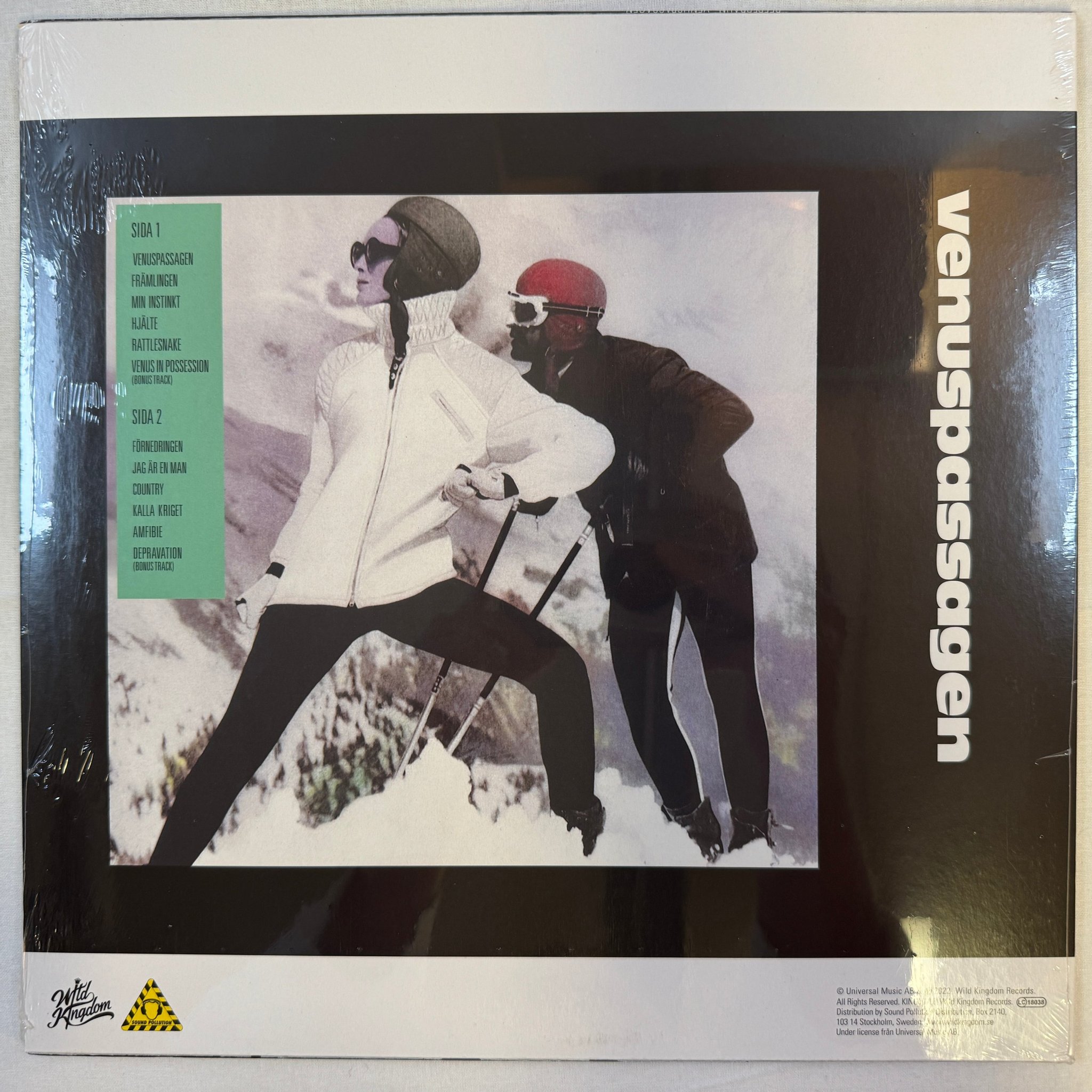 Omslagsbild för skivan REEPERBAHN venuspassagen LP -2023 Wild Kingdom Records – KING107LP