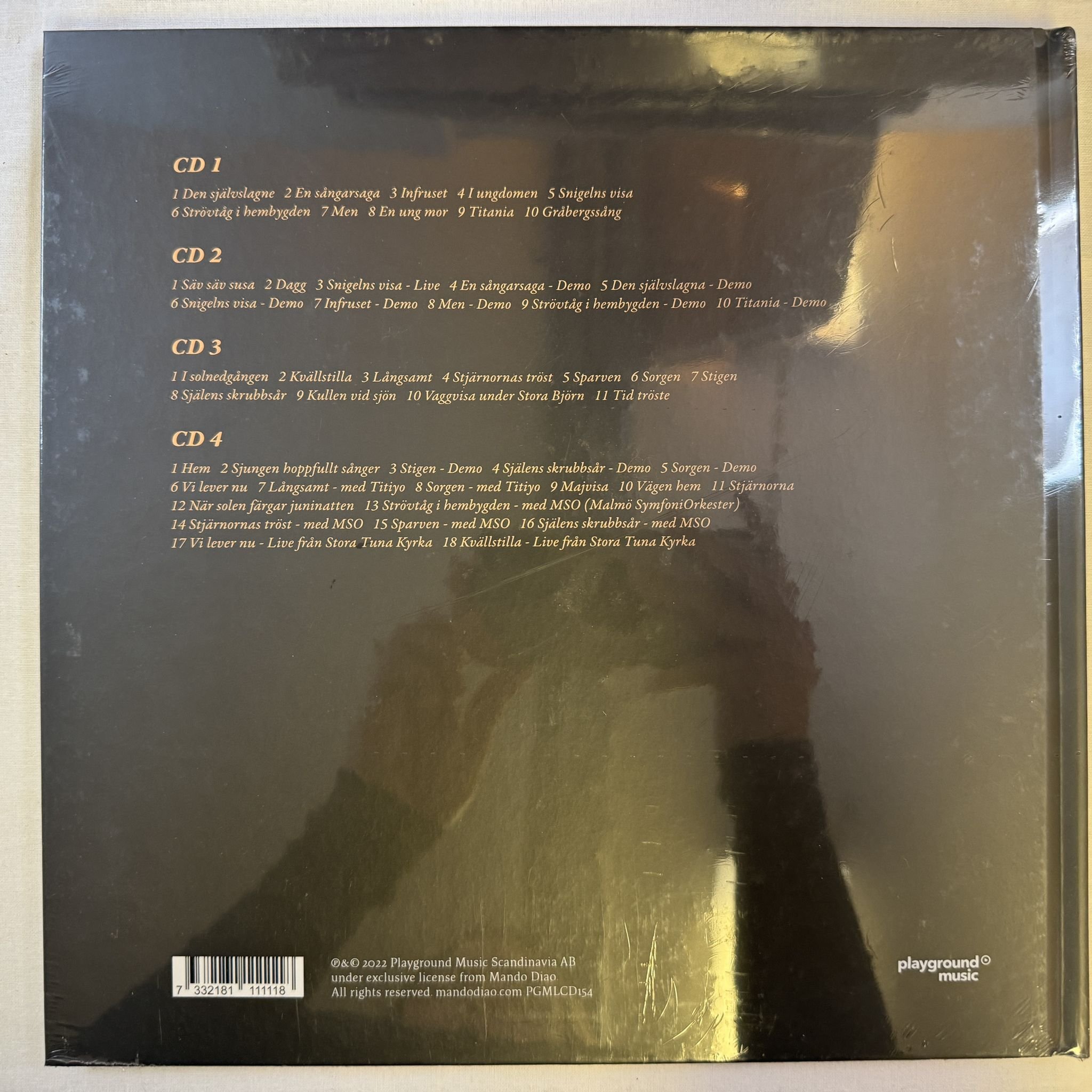 Omslagsbild för skivan MANDO DIAO samlade verk på svenska LP -2022 PGMLCD154