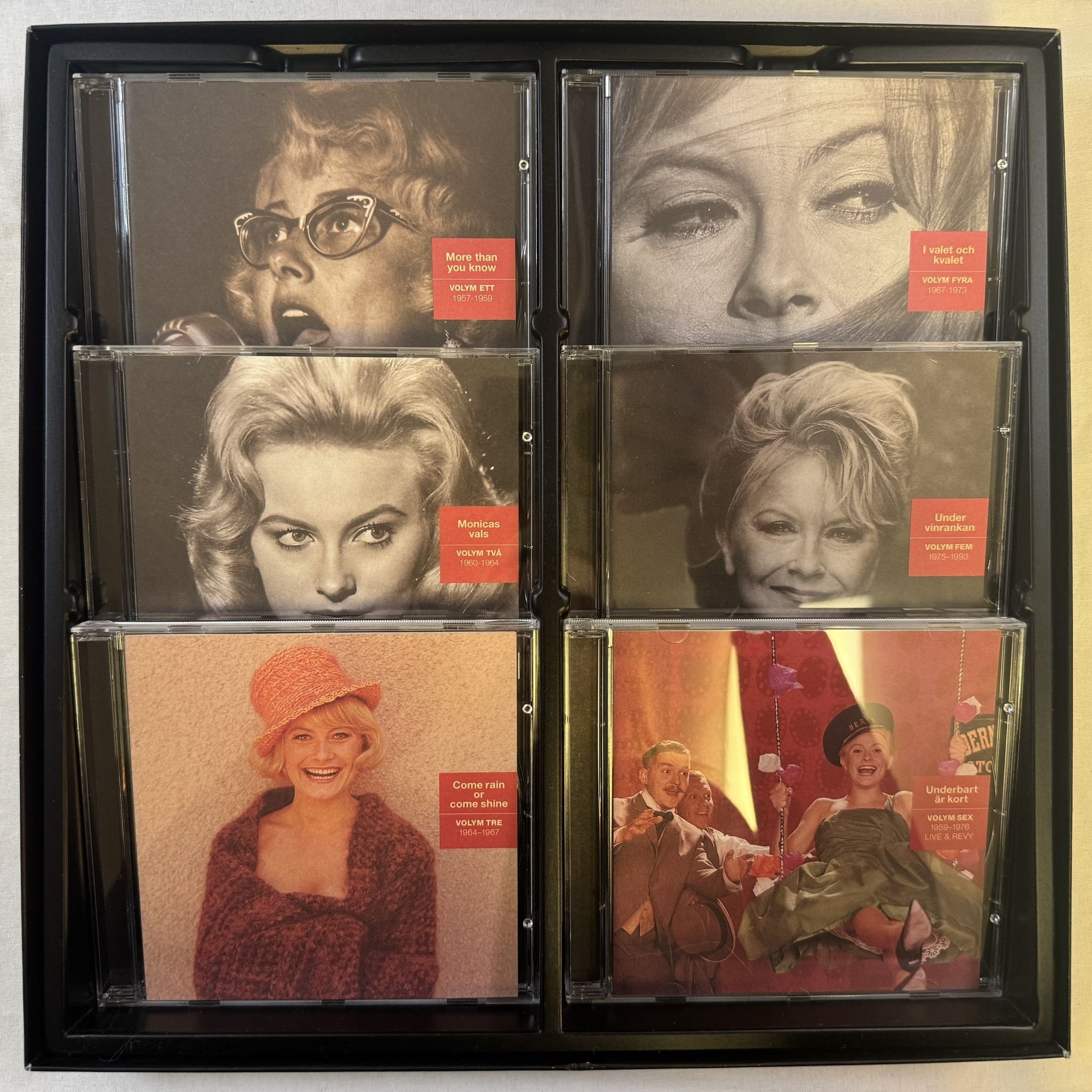 Omslagsbild för skivan MONICA ZETTERLUND ett lingonris som satts i cocktailglas CD'S -1995 7432132989 2