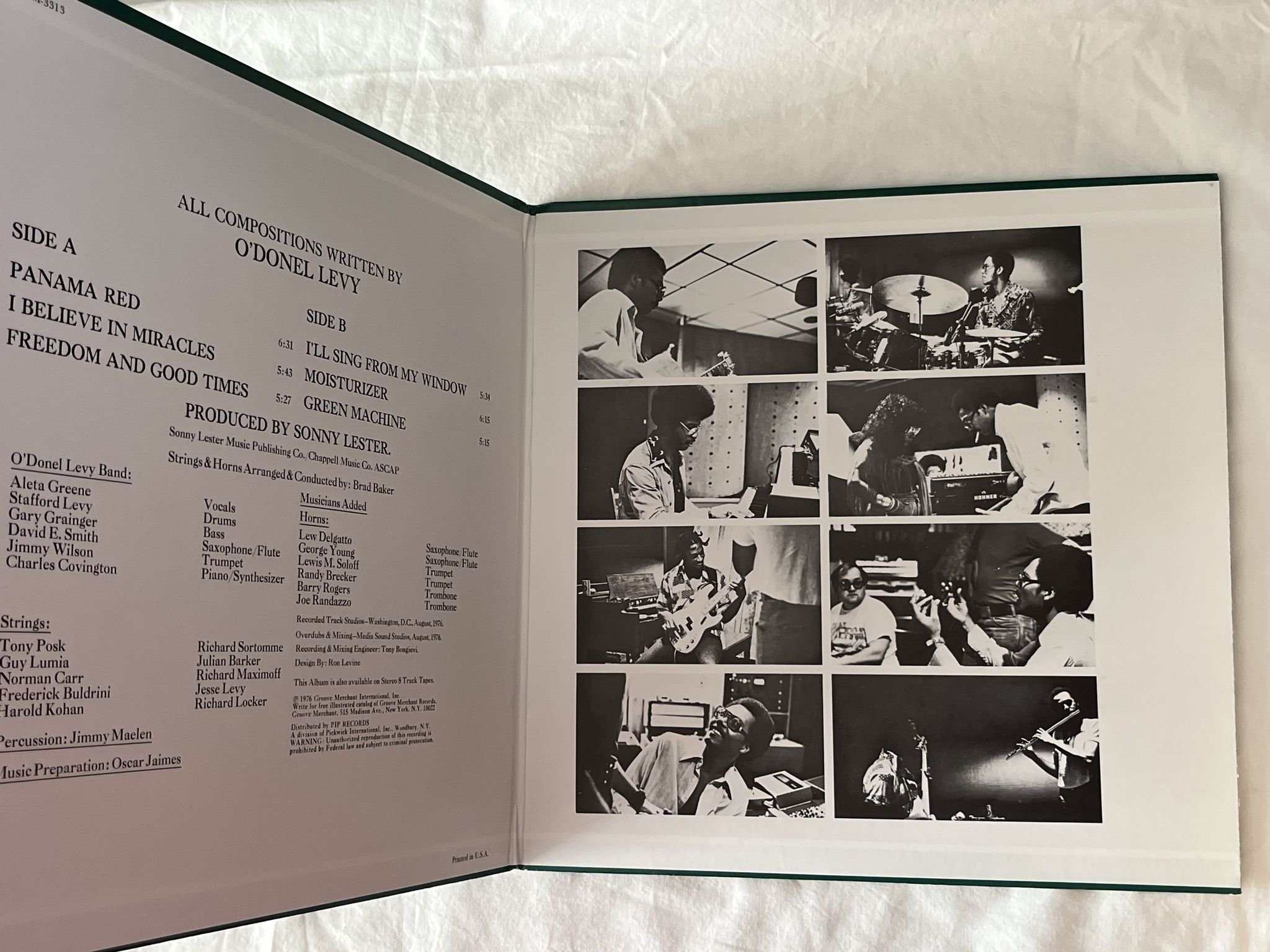 Omslagsbild för skivan O'DONEL LEVY windows LP -76 US GROOVE MERCHANT GM 3313 *** JAZZFUNK ***