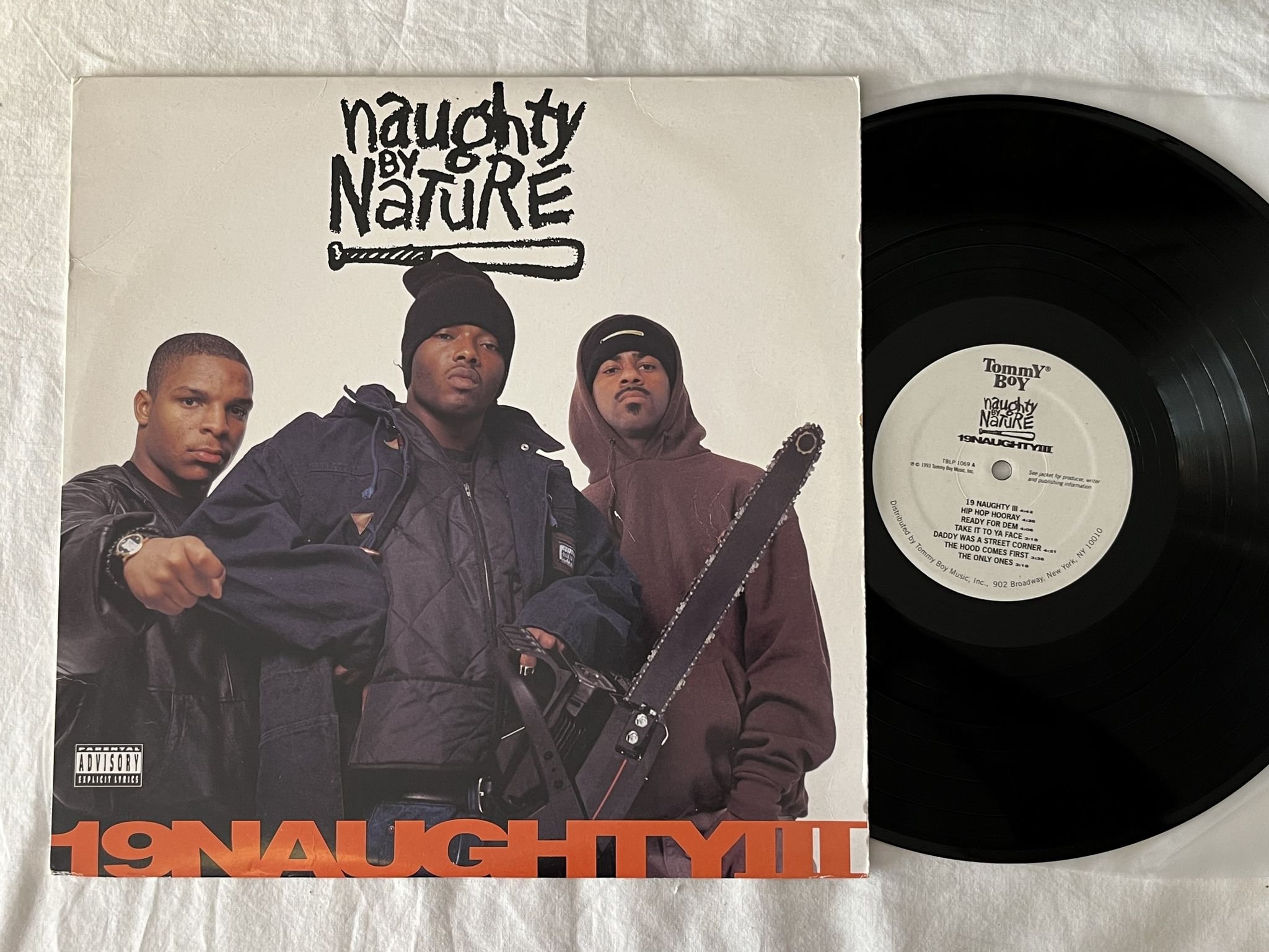 Omslagsbild för skivan NAUGHTY BY NATURE 19 Naughty III LP -93 US TOMMY BOY TBLP 1069