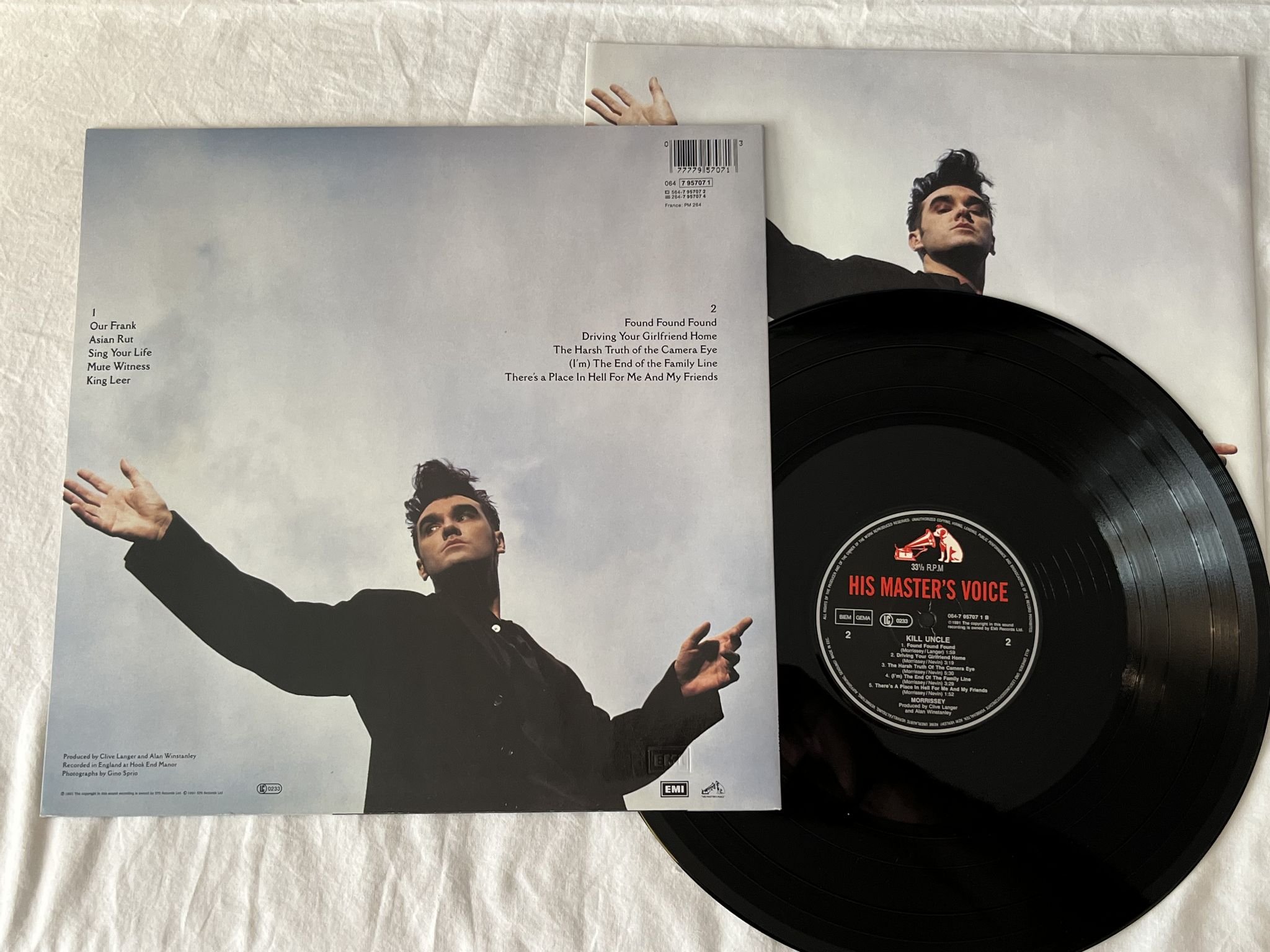 Omslagsbild för skivan MORRISEY kill uncle LP -91 HIS MASTER'S VOICE 064-7957071