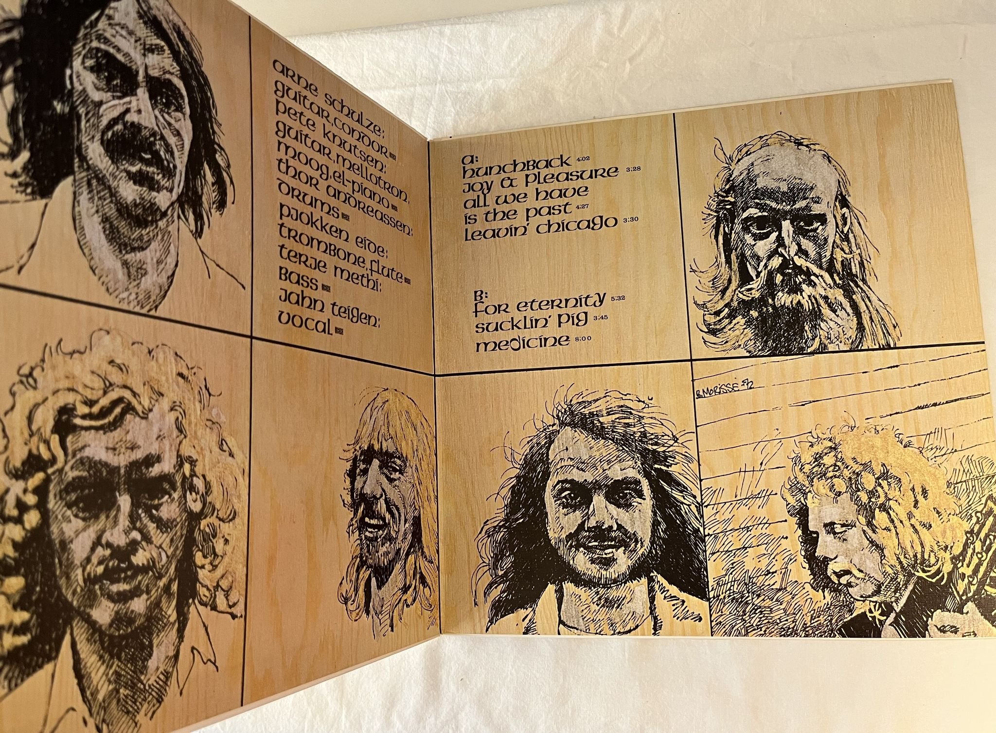 Omslagsbild för skivan POPOL VUH s/t LP -72 Norway POLYDOR 2923009 *** RARE PROG ***