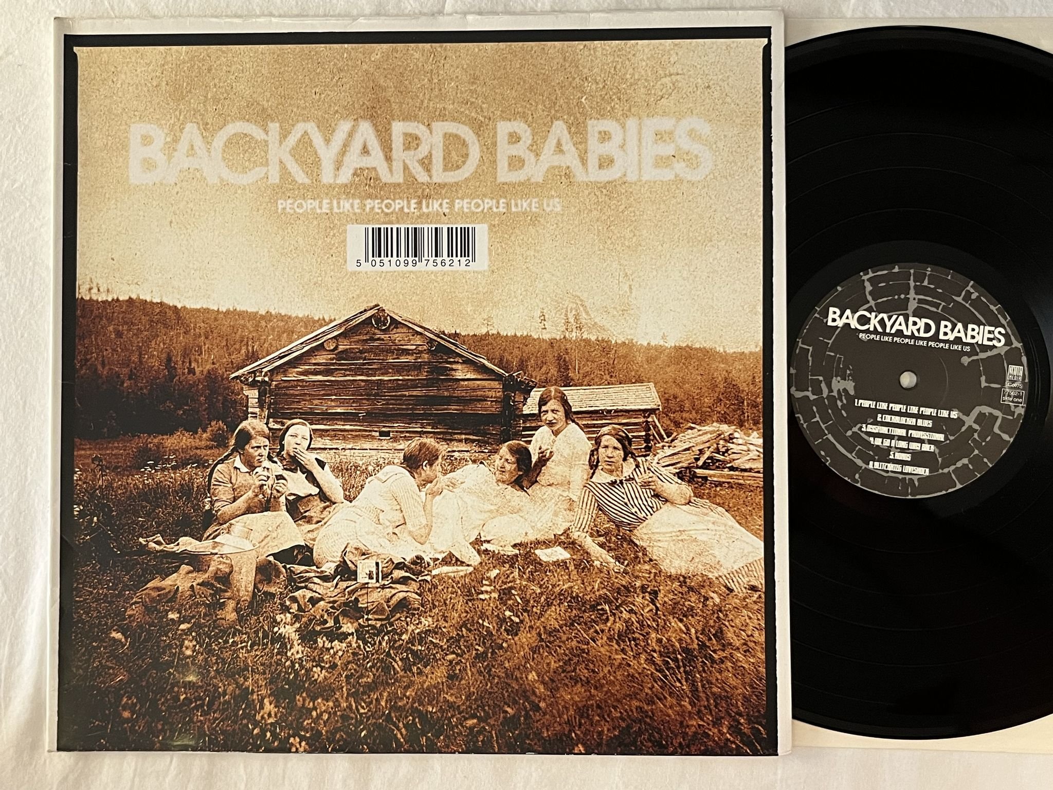 Omslagsbild för skivan BACKYARD BABIES People Like People Like People Like Us LP 2006 CENTURY MEDIA