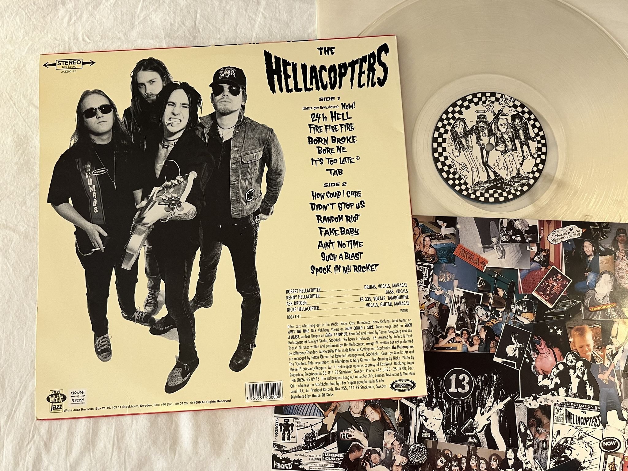 Omslagsbild för skivan THE HELLACOPTERS Supershitty To The Max! LP -96 Swe *** RARE 1ST PRESS ***