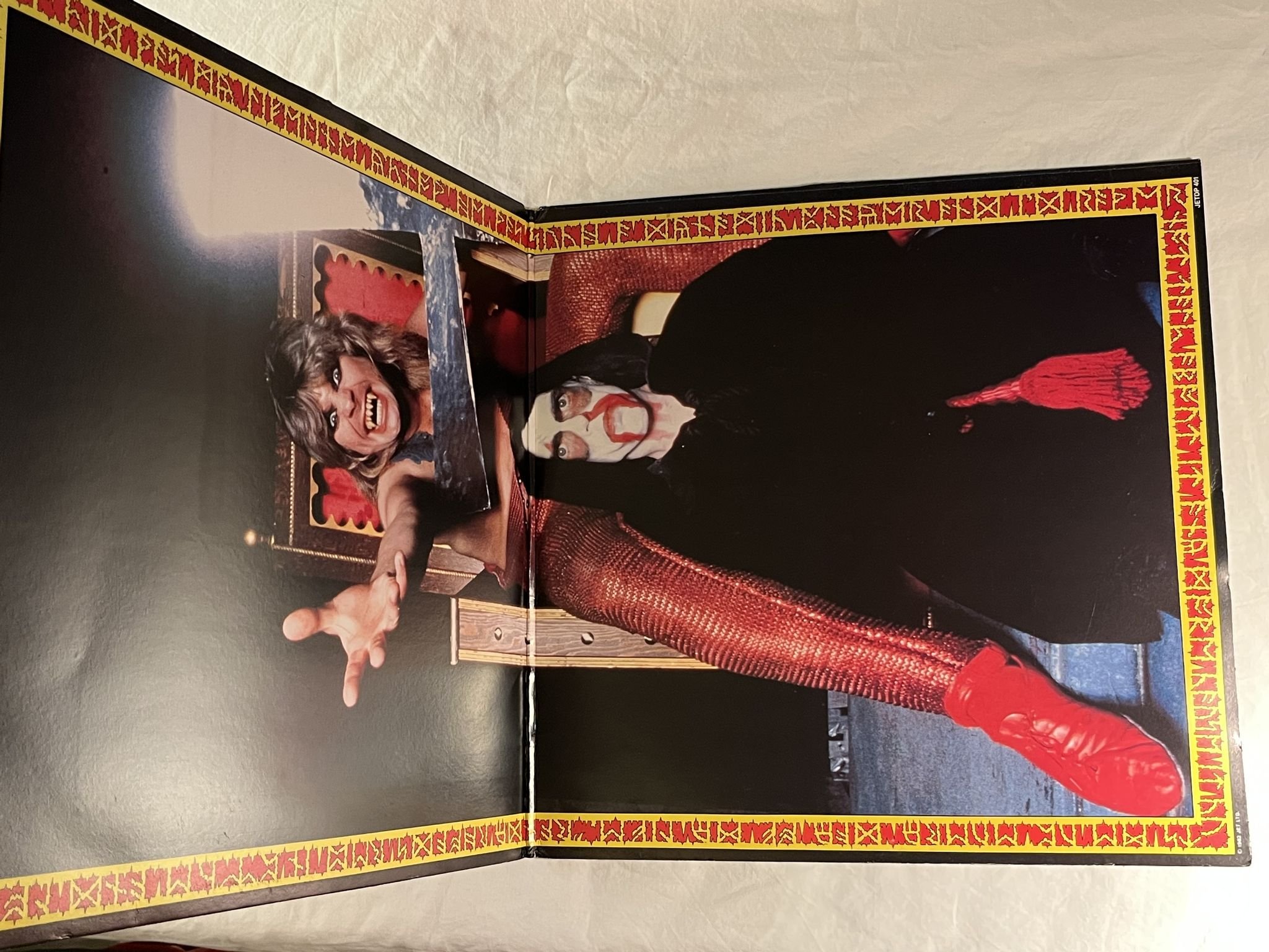 Omslagsbild för skivan OZZY OSBOURNE talk of the devil 2xLP -82 UK JETLP 401