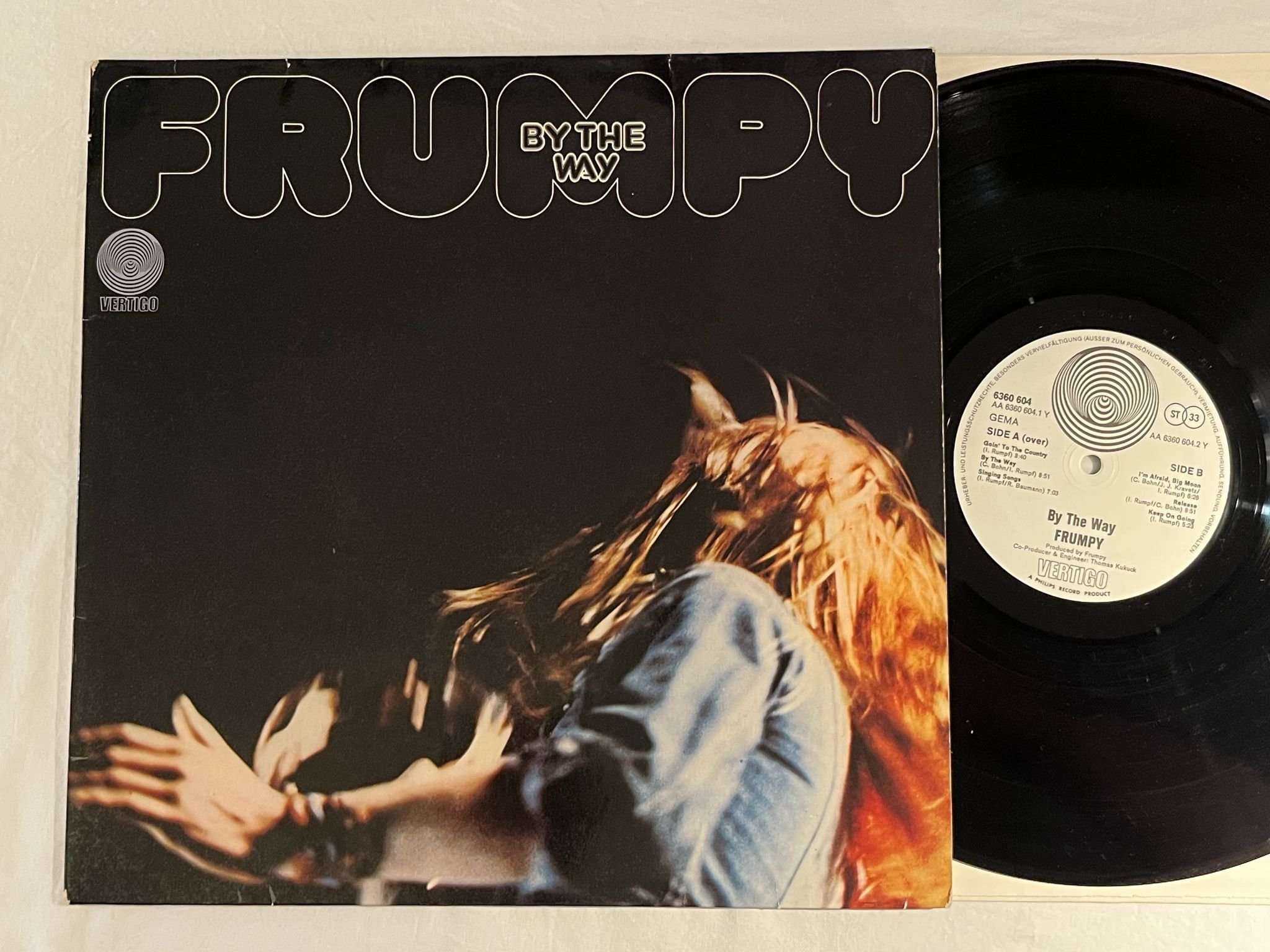 Omslagsbild för skivan FRUMPY by the way LP -72 Ger VERTIGO 6360 604 *** KRAUTROCK ***