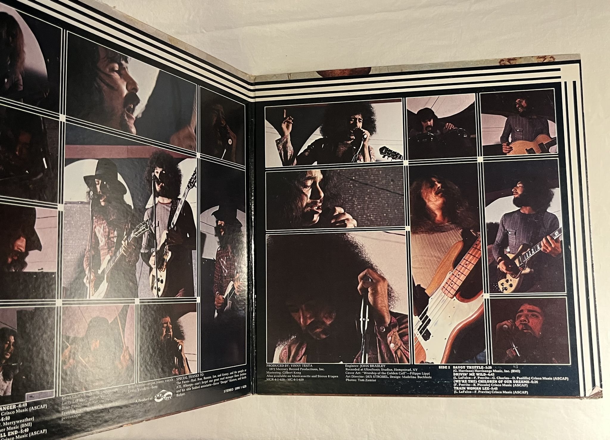 Omslagsbild för skivan BULL ANGUS free for all LP -72 US MERCURY SRM 1-629