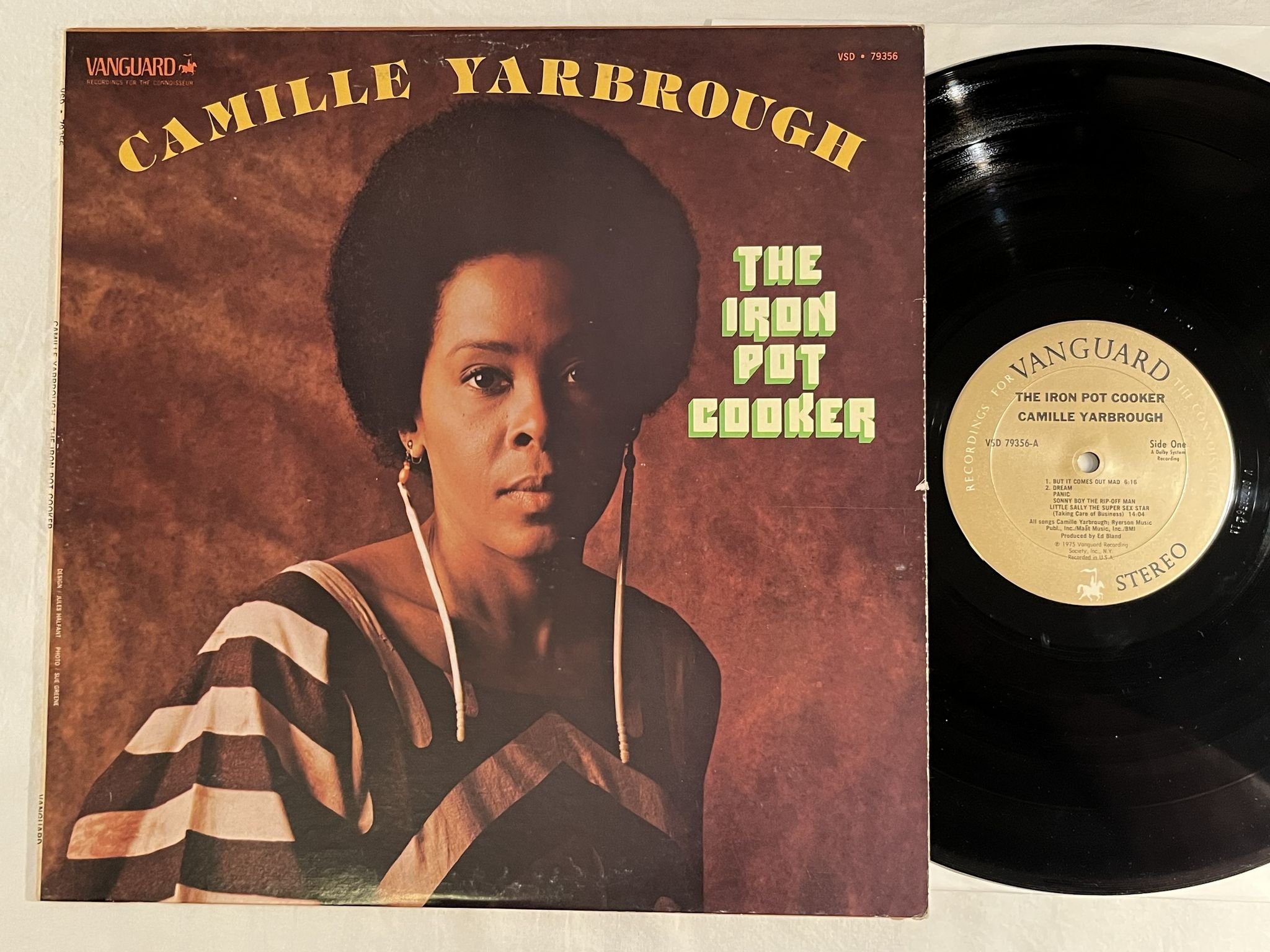 Omslagsbild för skivan CAMILLE YARBROUGH the iron pot cooker LP -75 US VANGUARD VSD 79356