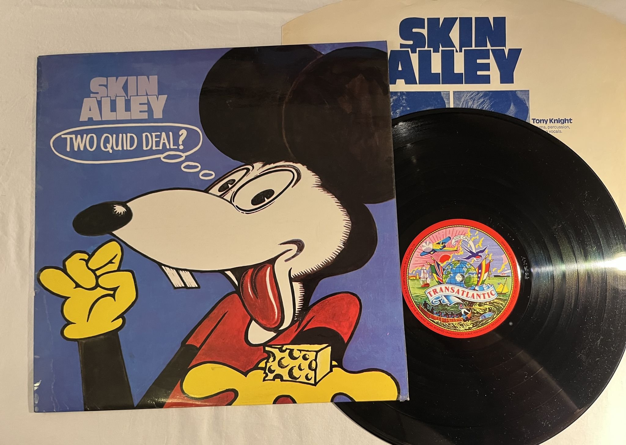 Omslagsbild för skivan SKIN ALLEY two quid deal? LP -72 TRANSATLANTIC TRA 260