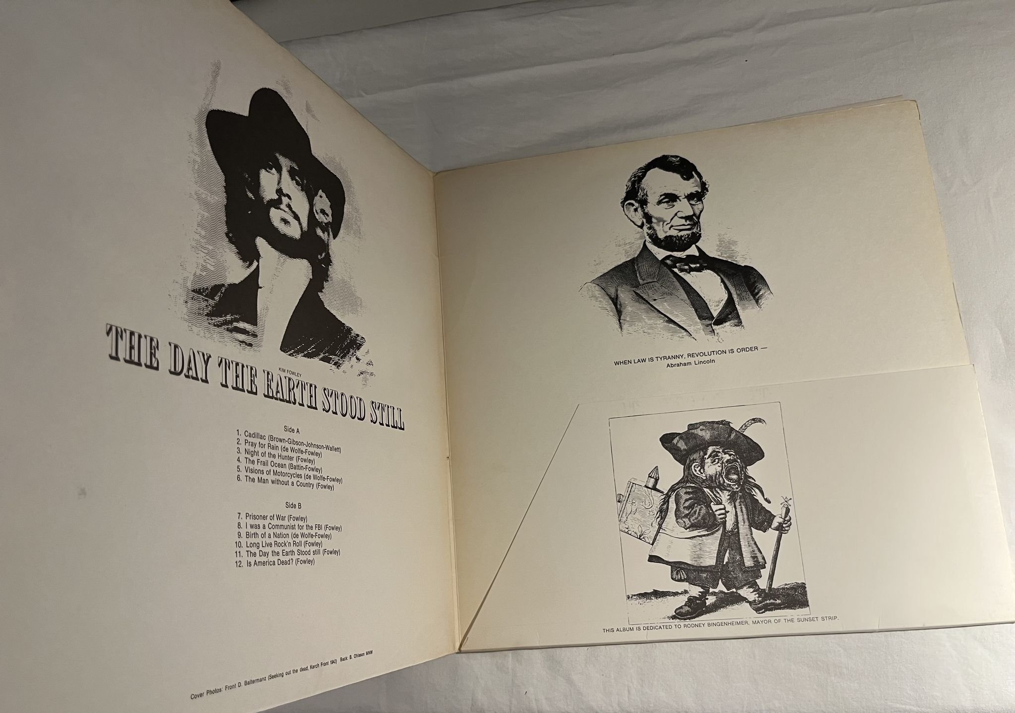 Omslagsbild för skivan KIM FOWLEY The Day The Earth Stood Still LP -70 MNWL-7P *** Heavy vinyl ***