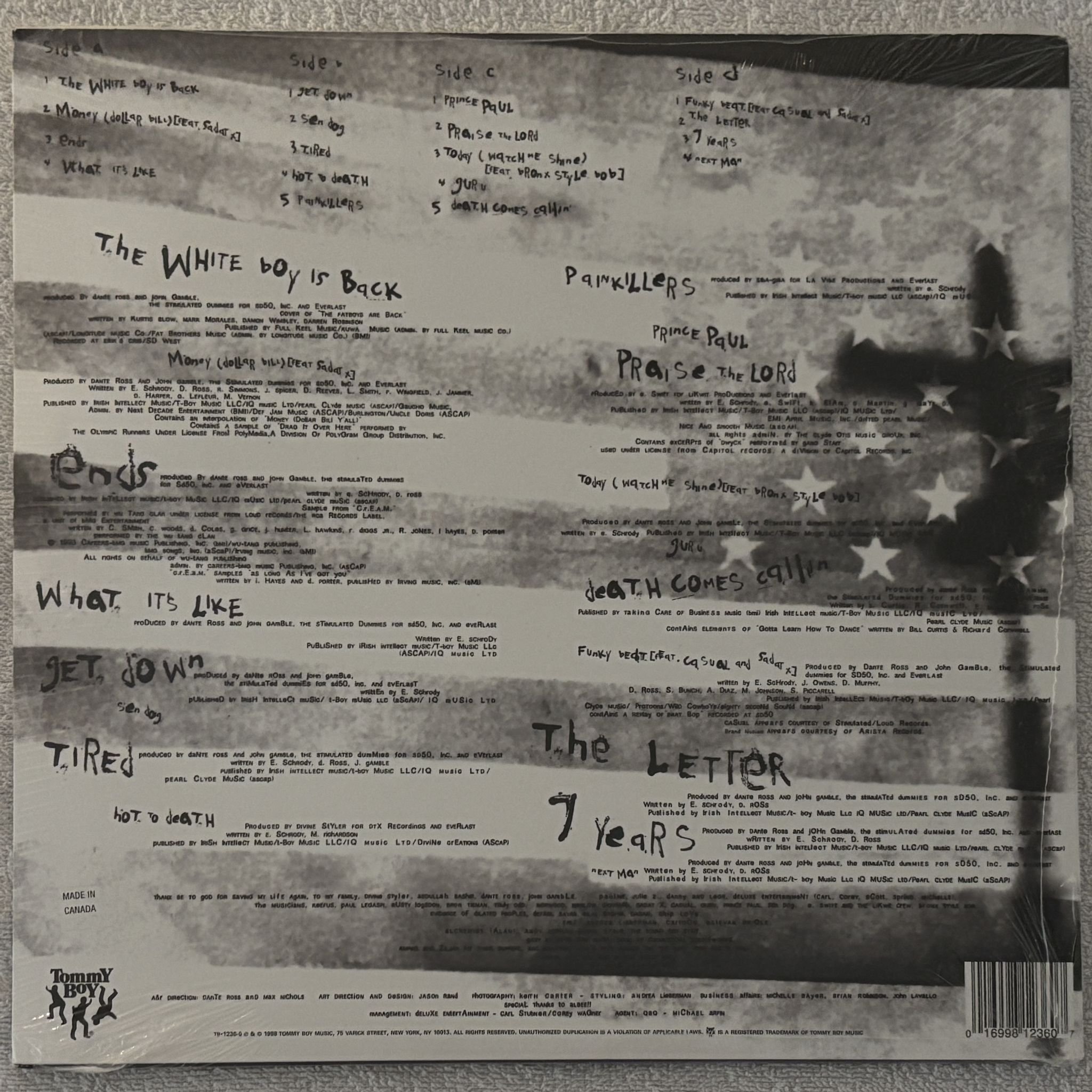 Omslagsbild för skivan EVERLAST Whitey Ford Sings The Blues 2xLP Tommy Boy – TB-1236-0